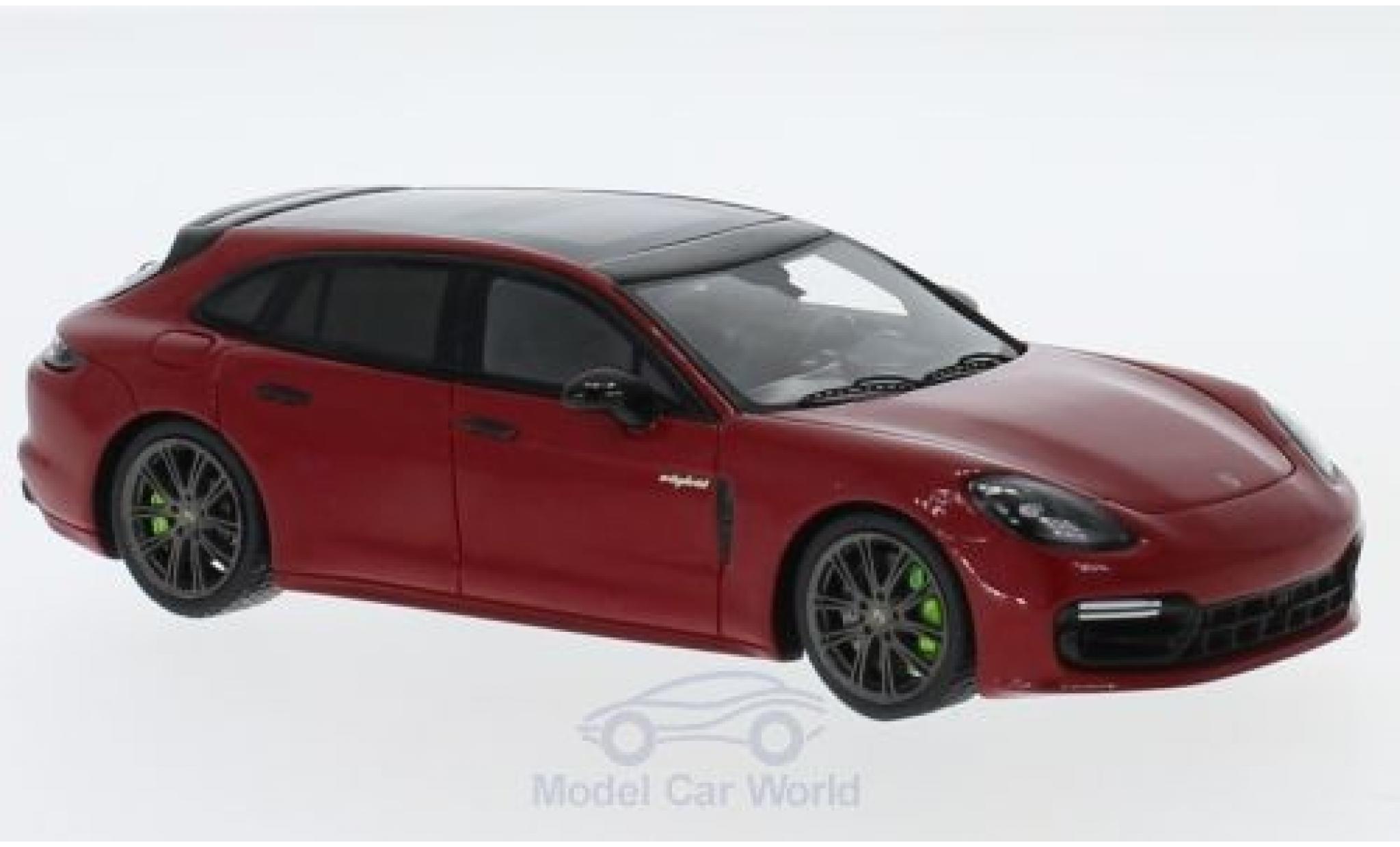 Porsche Panamera e-hybrid 1/43 Spark 4 e-hybrid Sport Turismo rosso 2018 modellino in miniatura