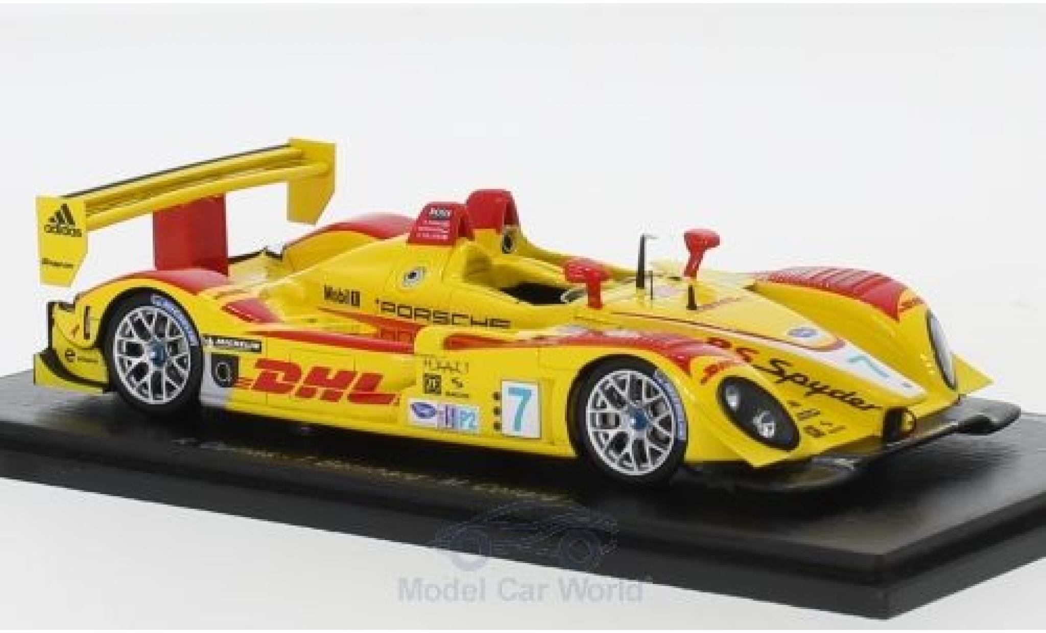 Porsche RS Spyder 1/43 Spark Spyder No.7 Penske Racing 12h Sebring 2008 R.Dumas/T.Bernhard/E.Collard modellino in miniatura