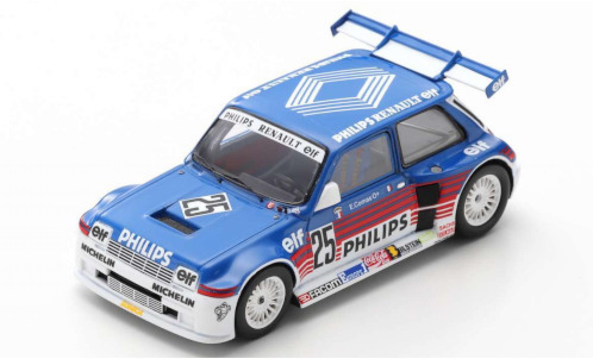 Renault 5 1/43 Spark Maxi Turbo Superproduction No.2 Philips 1987 E.Comas modellino in miniatura