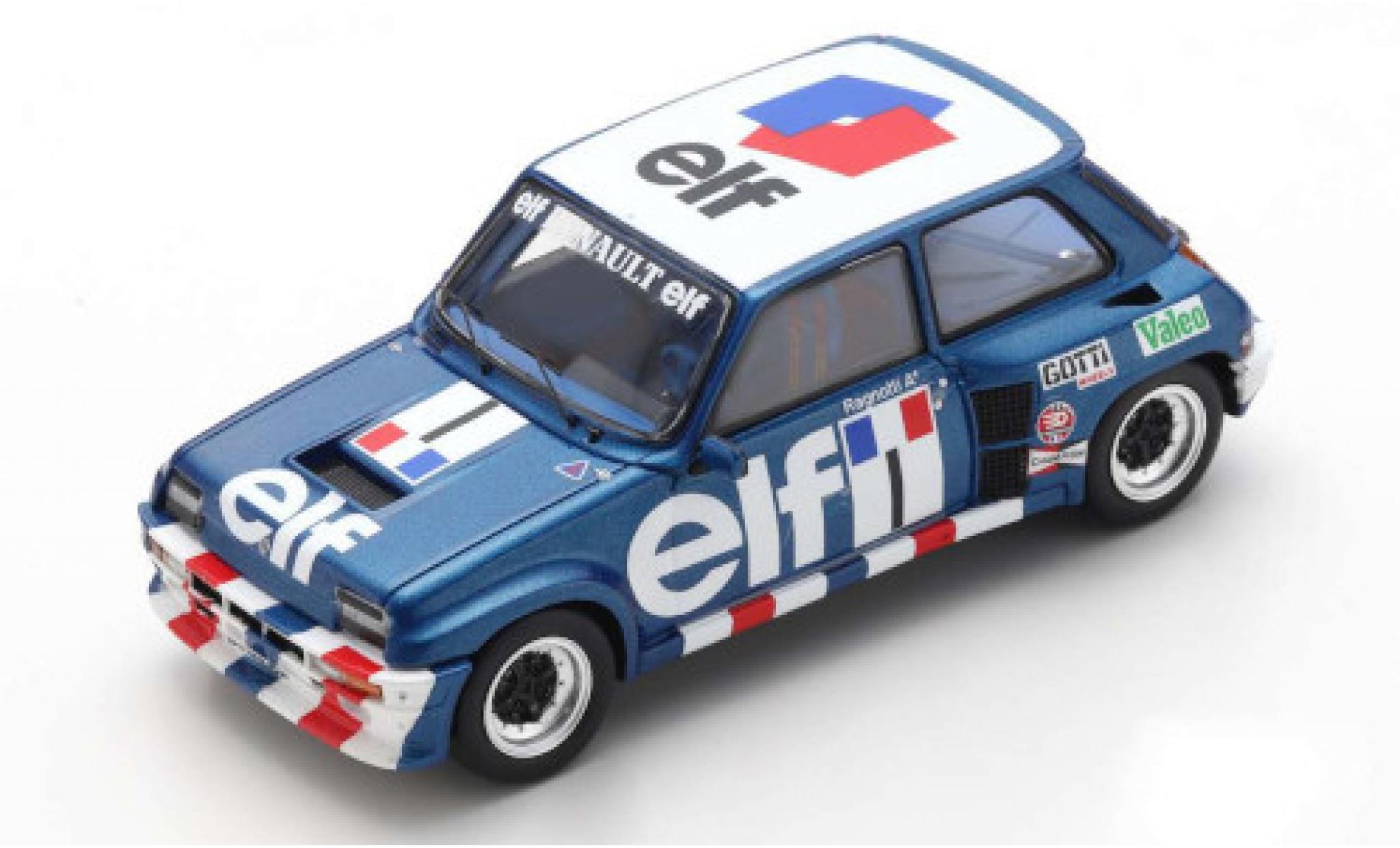 Renault 5 1/43 Spark Turbo No.1 Turbo Europa Cup 1981 J.Ragnotti modellino in miniatura