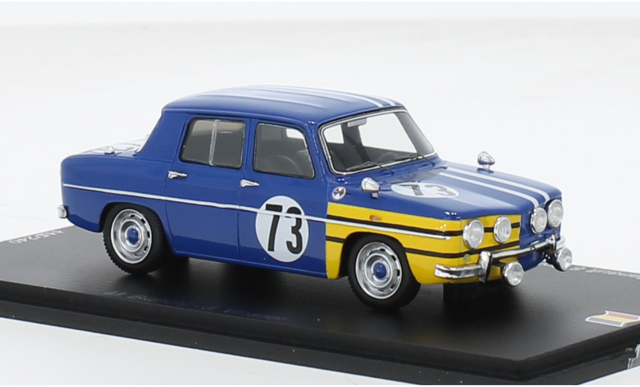 Renault 8 1/43 Spark Gordini No.73 24h Spa 1966 1:43 modellino in miniatura