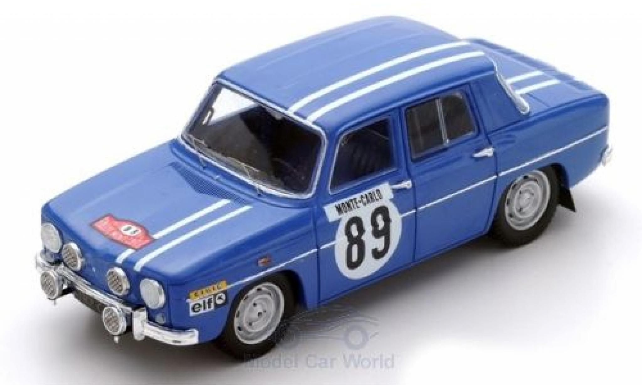 Renault 8 1/43 Spark Gordini No.9 Rallye Monte Carlo 1969 J-L.Therier/M.Callewaert modellino in miniatura