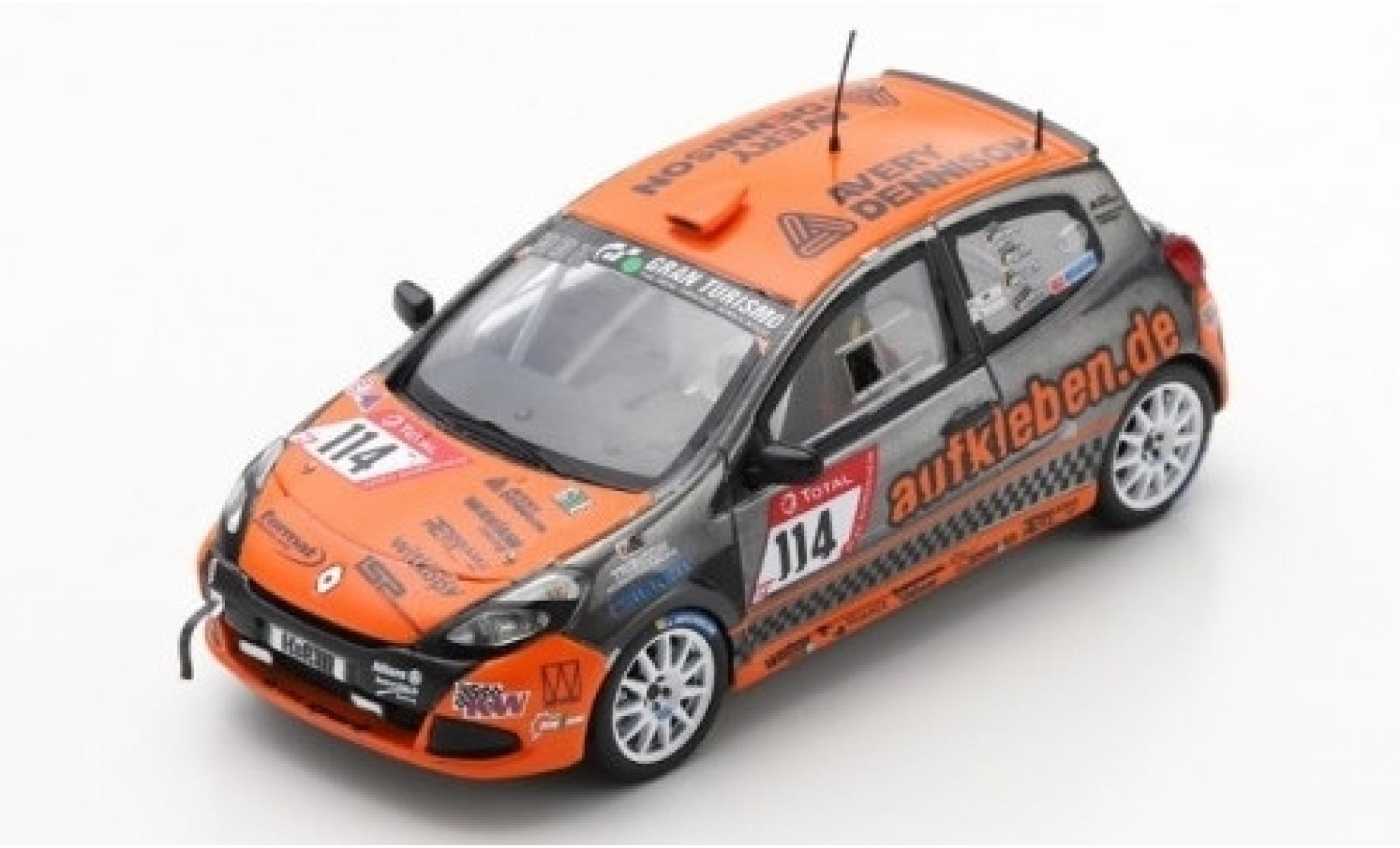 Renault Clio 1/43 Spark No.114 Avery Dennison 24h Nürburgring 2019 M.Uelwer/V.Kühn/M.Wylach/S.Bohrer modellino in miniatura