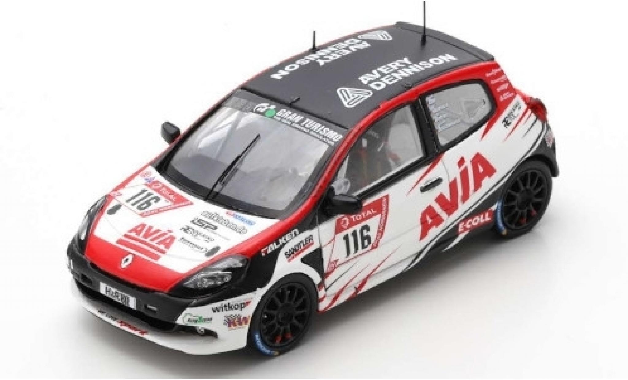 Renault Clio 1/43 Spark No.116 Avia 24h Nürburgring 2019 S.Epp/G.Holthaus/M.Bohrer/C.Bruchmann modellino in miniatura