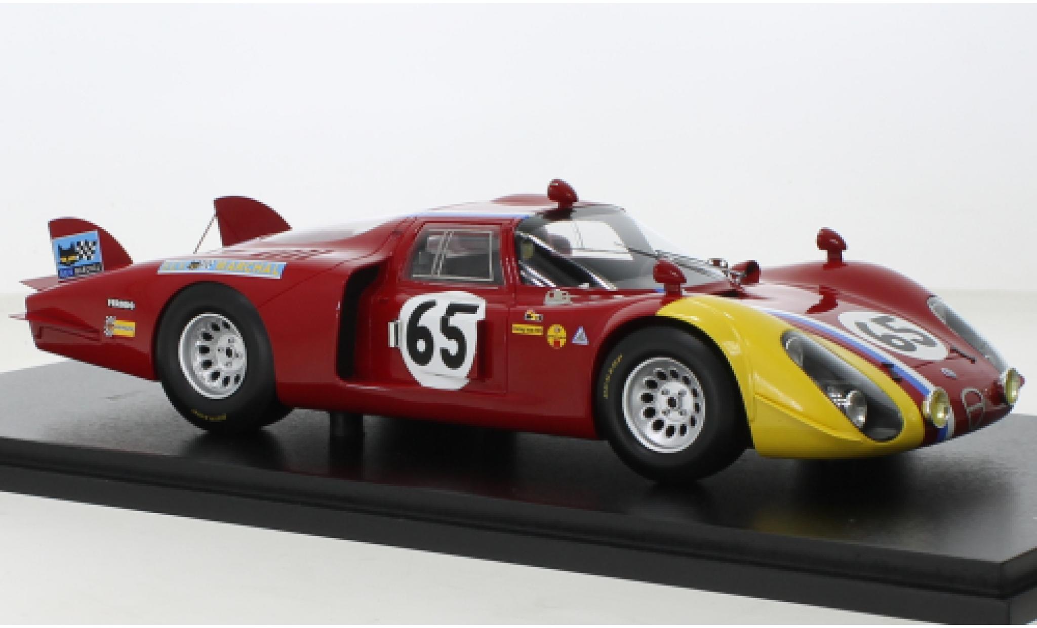 Alfa Romeo 33 1/18 Spark /2 RHD No.65 24h Le Mans 1968 modellino in miniatura