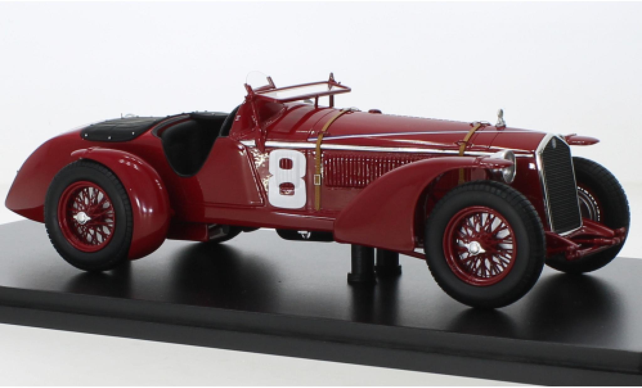 Alfa Romeo 8C 1/18 Spark No.8 24h Le Mans 1932 modellino in miniatura