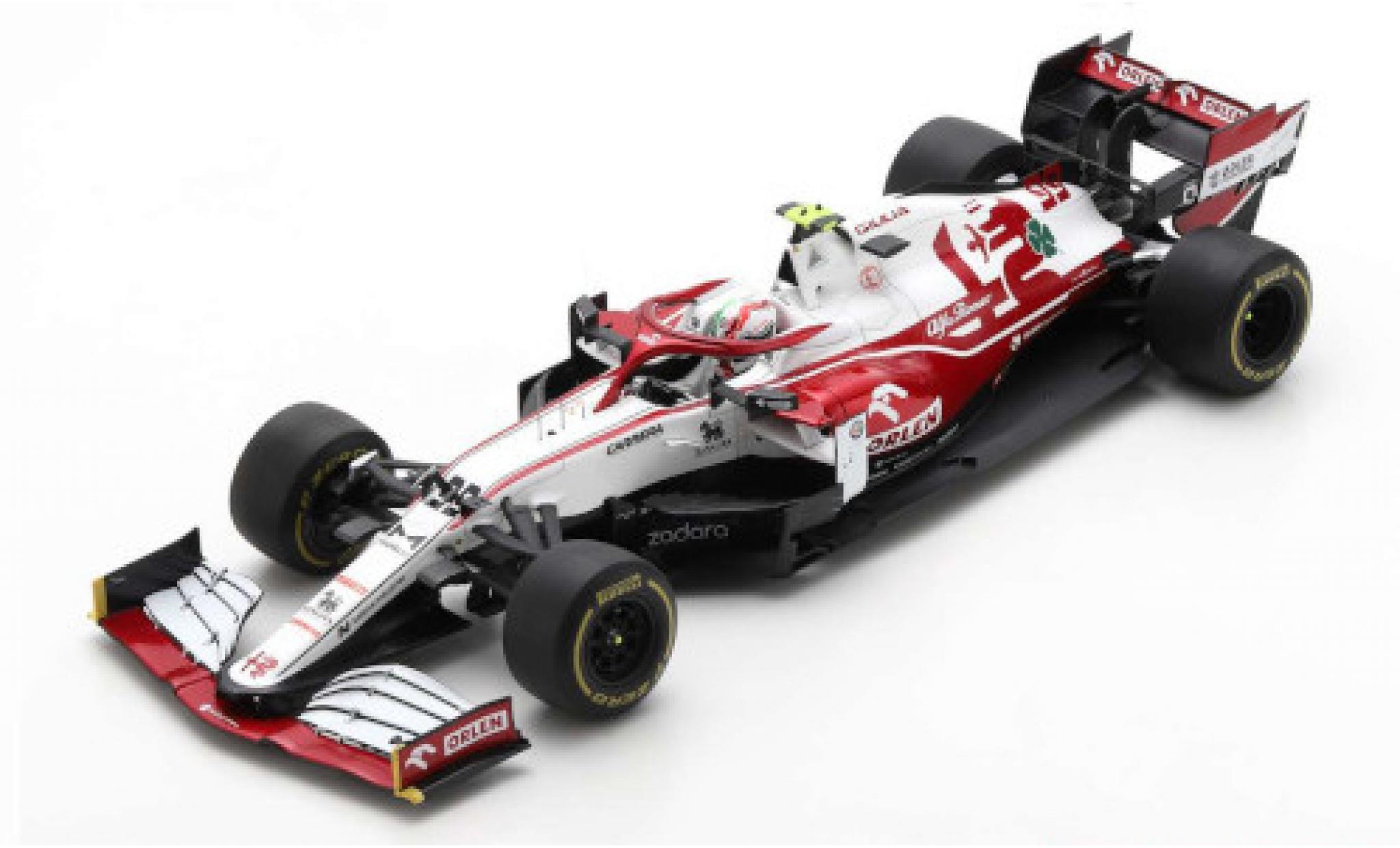 Sauber F1 1/18 Spark Alfa Romeo C41 No.99 Alfa Romeo Team Orlen Formel 1 GP Bahrain 2021 modellino in miniatura