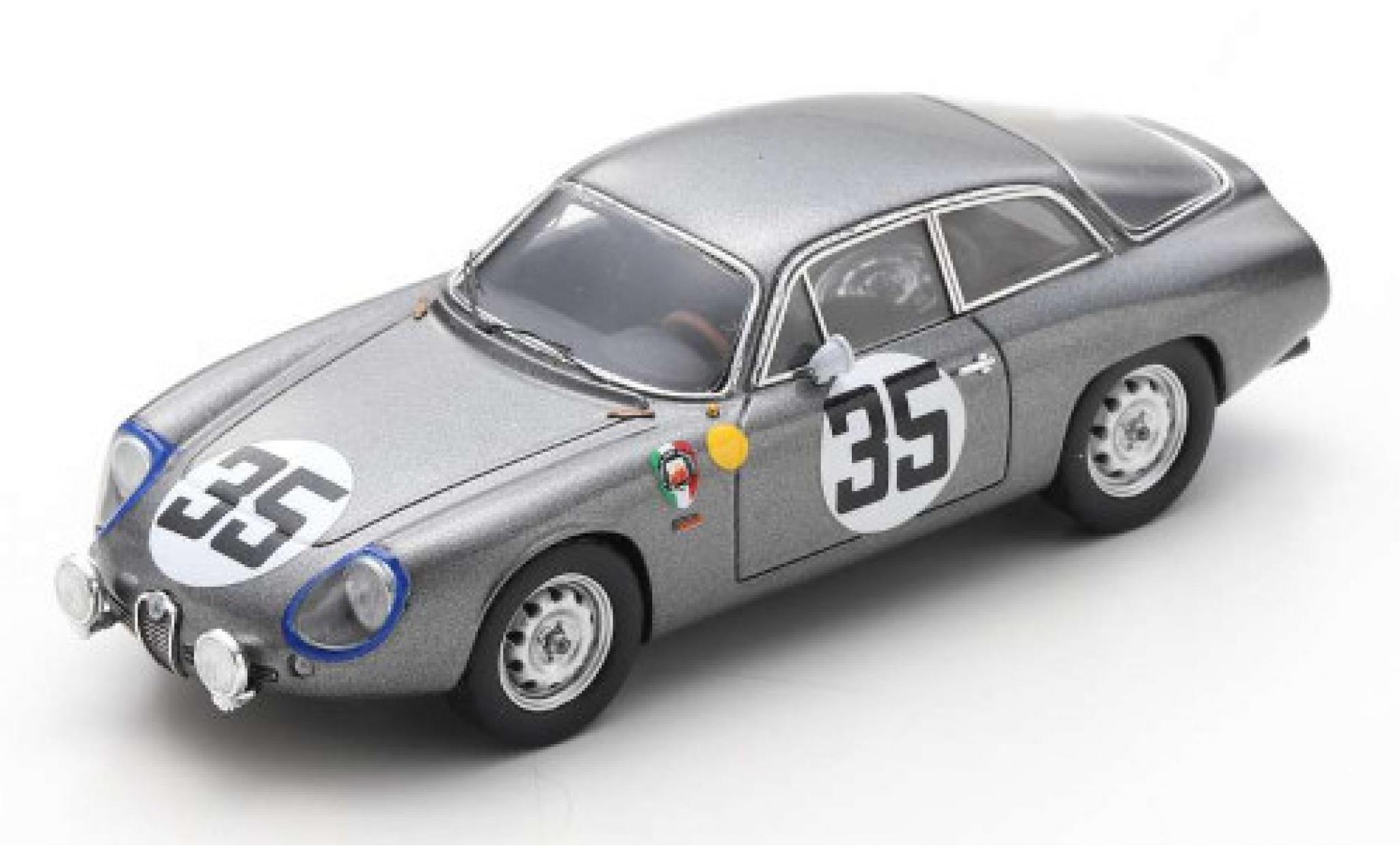 Alfa Romeo Giulietta 1/43 Spark Sport Zagato No.35 24h Le Mans 1963 modellino in miniatura