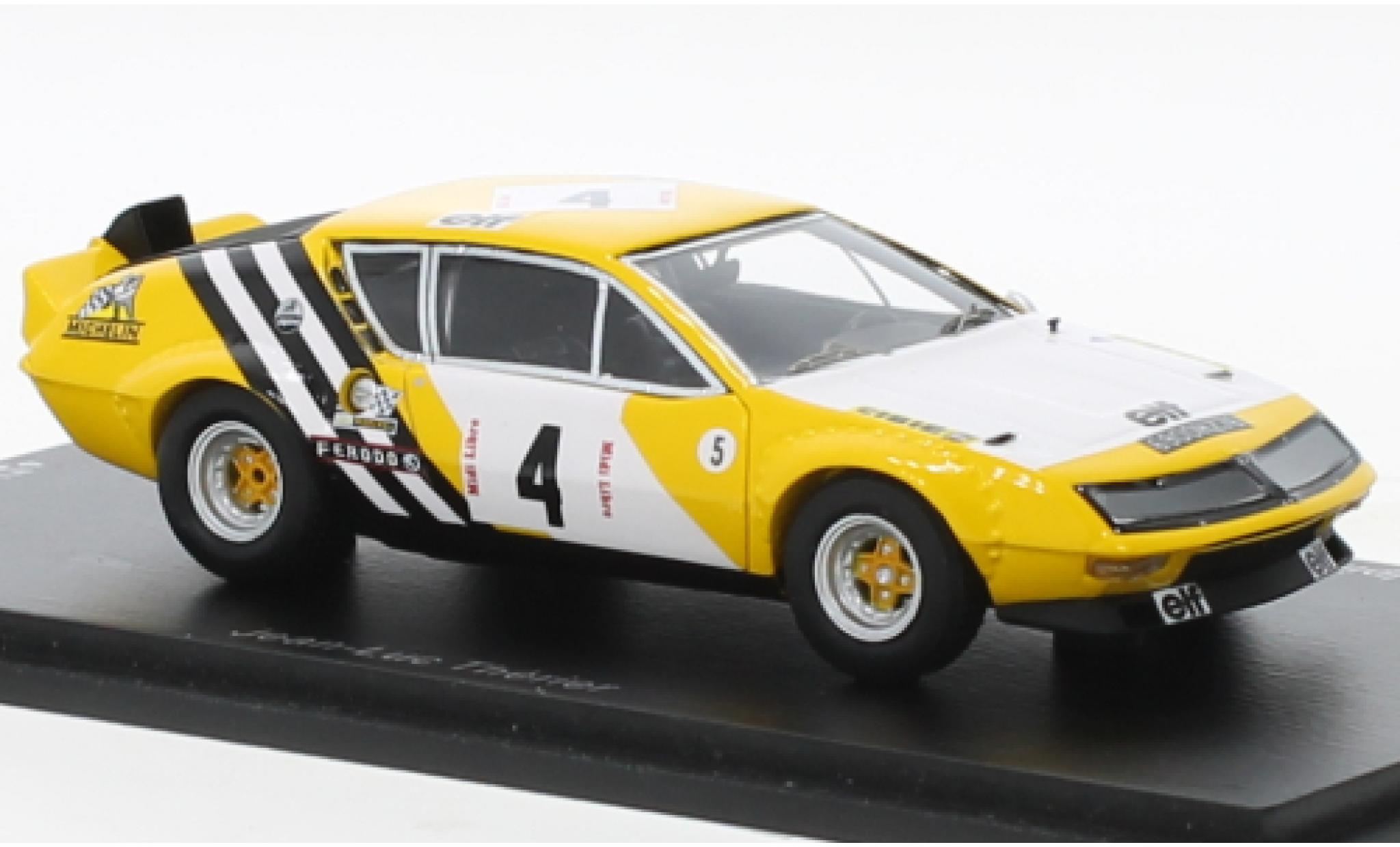 Alpine A310 1/43 Spark Renault No.4 Ronde Cevenole 1975 modellino in miniatura