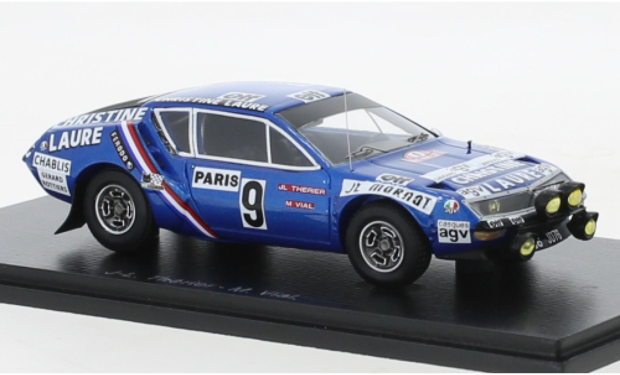 Alpine A310 1/43 Spark Renault No.9 Christine Laure Rallye WM Rallye Monte Carlo 1976 modellino in miniatura
