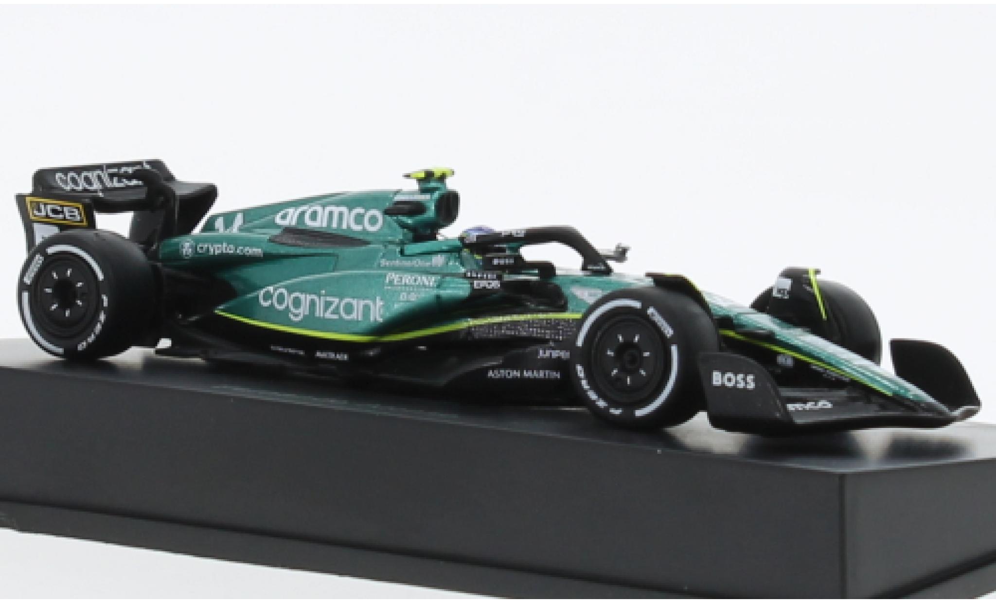 Aston Martin AMR2 1/64 Spark 3 No.14 Aramco Cognizant F1 Team Cognizant formule 1 2023 modellino in miniatura