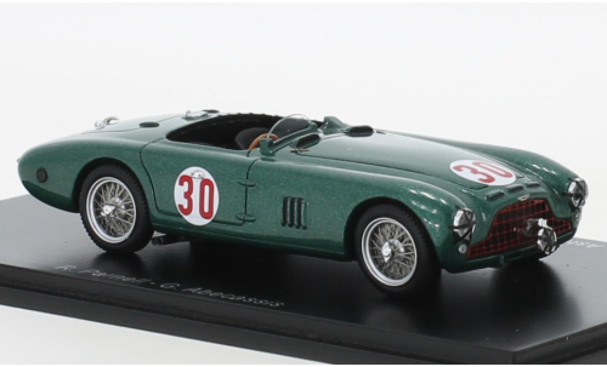 Aston Martin DB3 1/43 Spark RHD No.30 12h Sebring 1953 modellino in miniatura