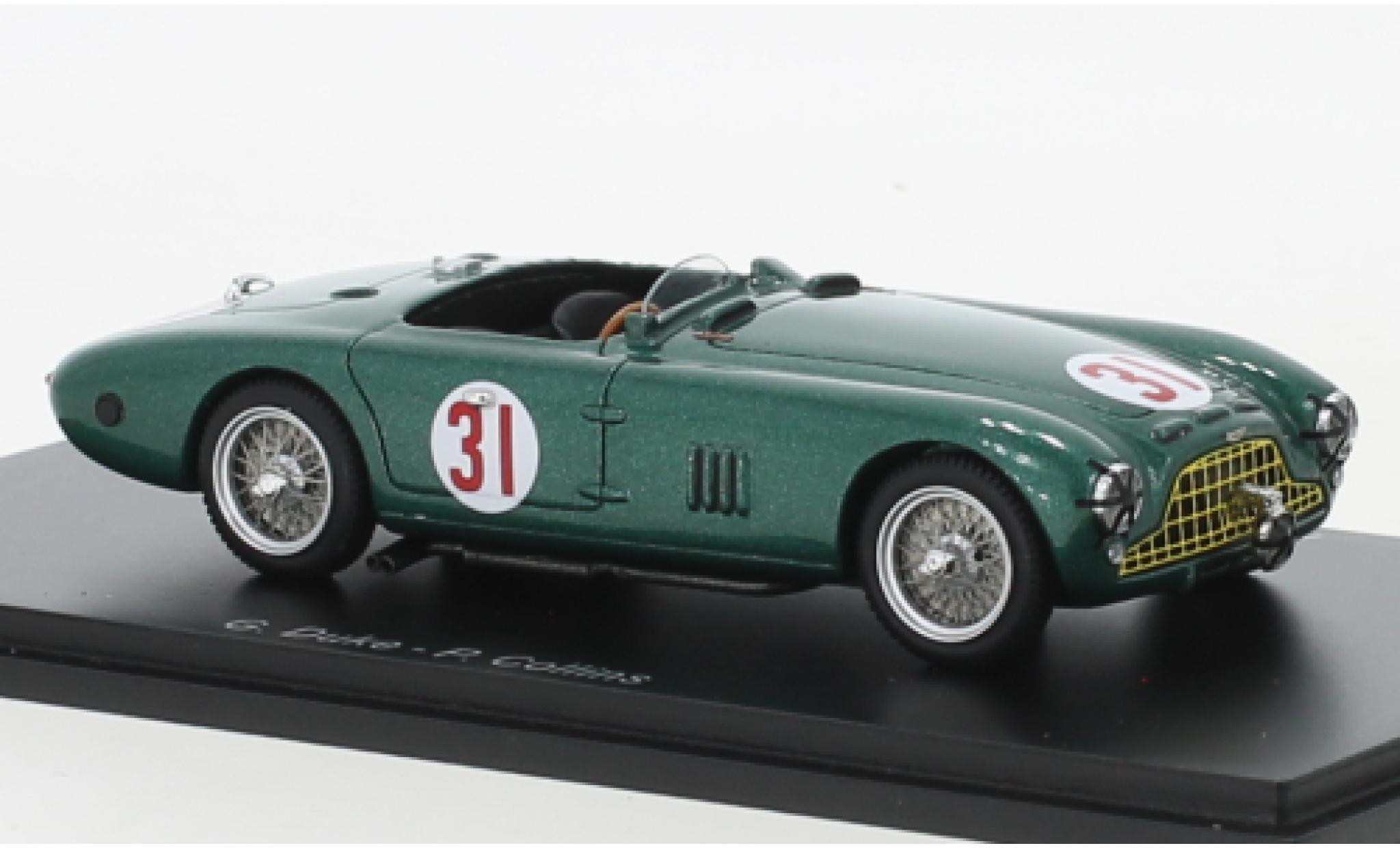 Aston Martin DB3 1/43 Spark RHD No.31 12h Sebring 1953 modellino in miniatura