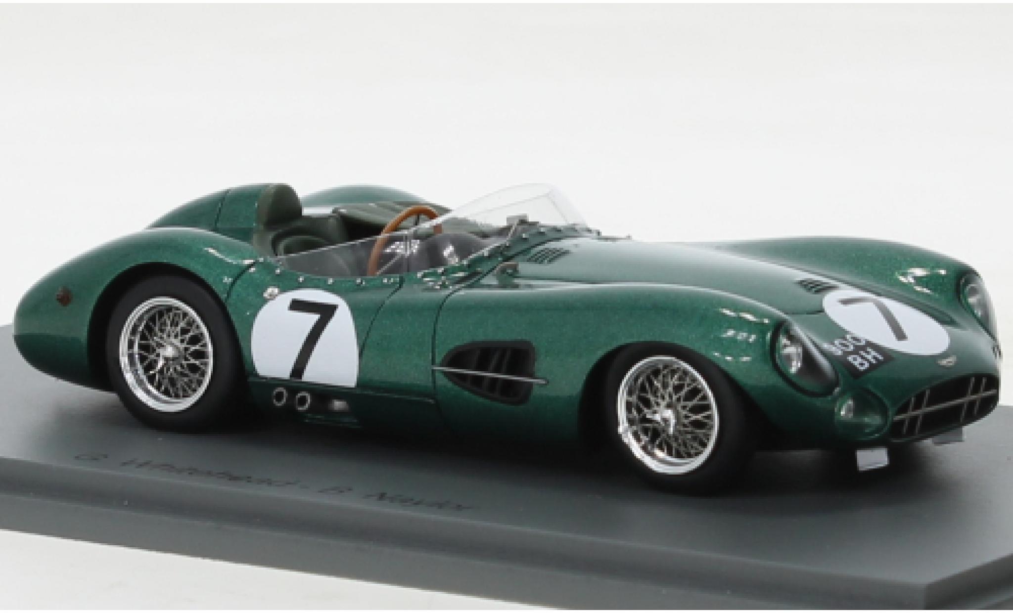 Aston Martin DBR1 1/43 Spark RHD No.7 24h Le Mans 1959 modellino in miniatura