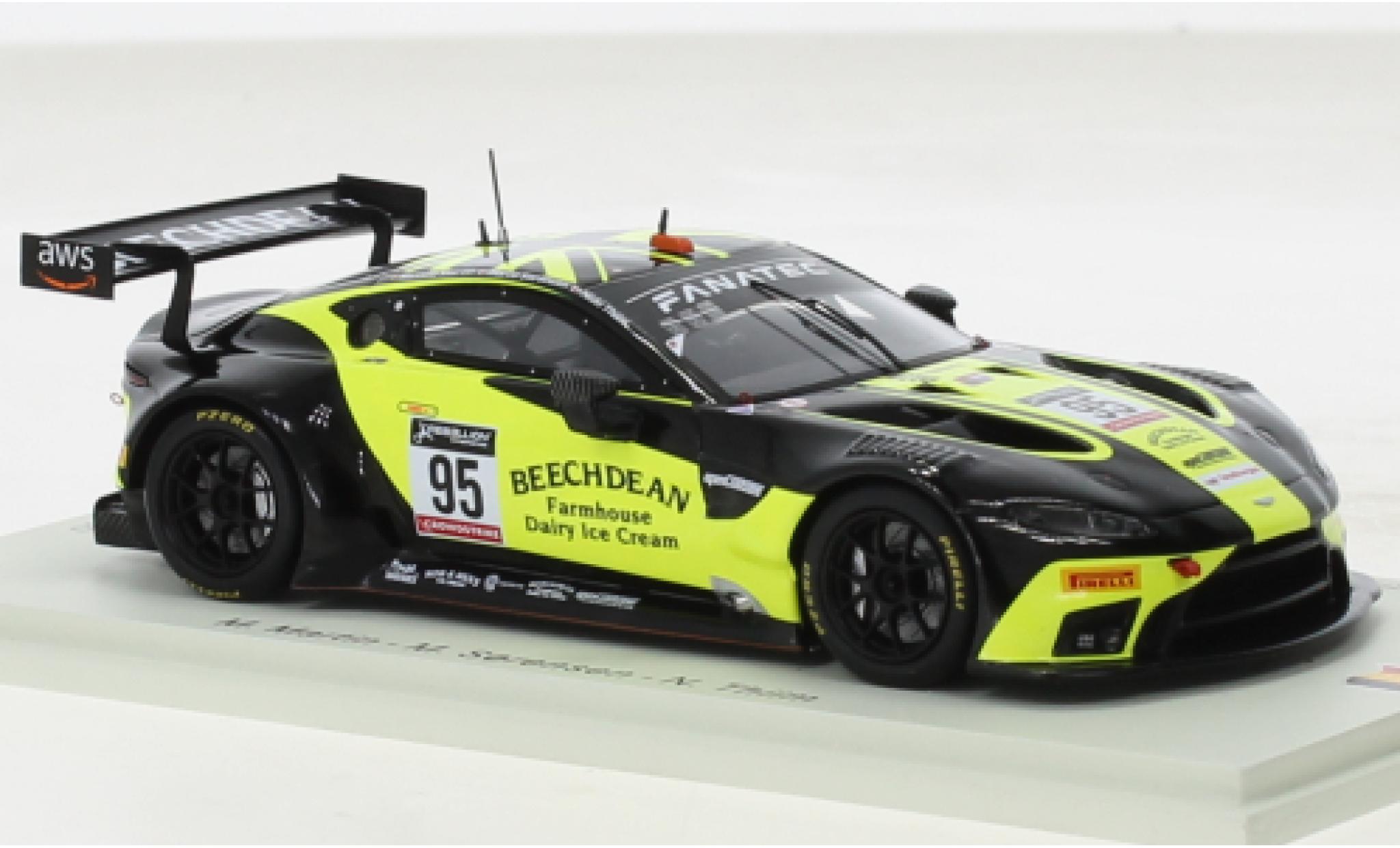 Aston Martin Vantage 1/43 Spark AMR GT3 No.95 Beachdean AMR 24h Spa 2022 modellino in miniatura
