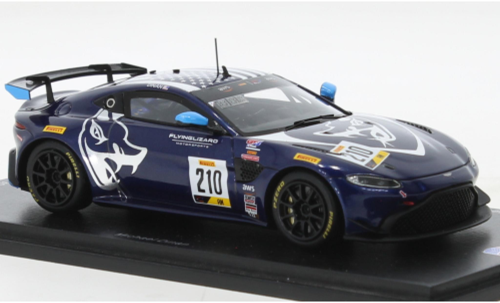 Aston Martin V8 Vantage GT4 1/43 Spark Vantage AMR GT4 No.210 Flying Lizard Motorsport Pirelli GT4 America Austin 2020 modellino in miniatura