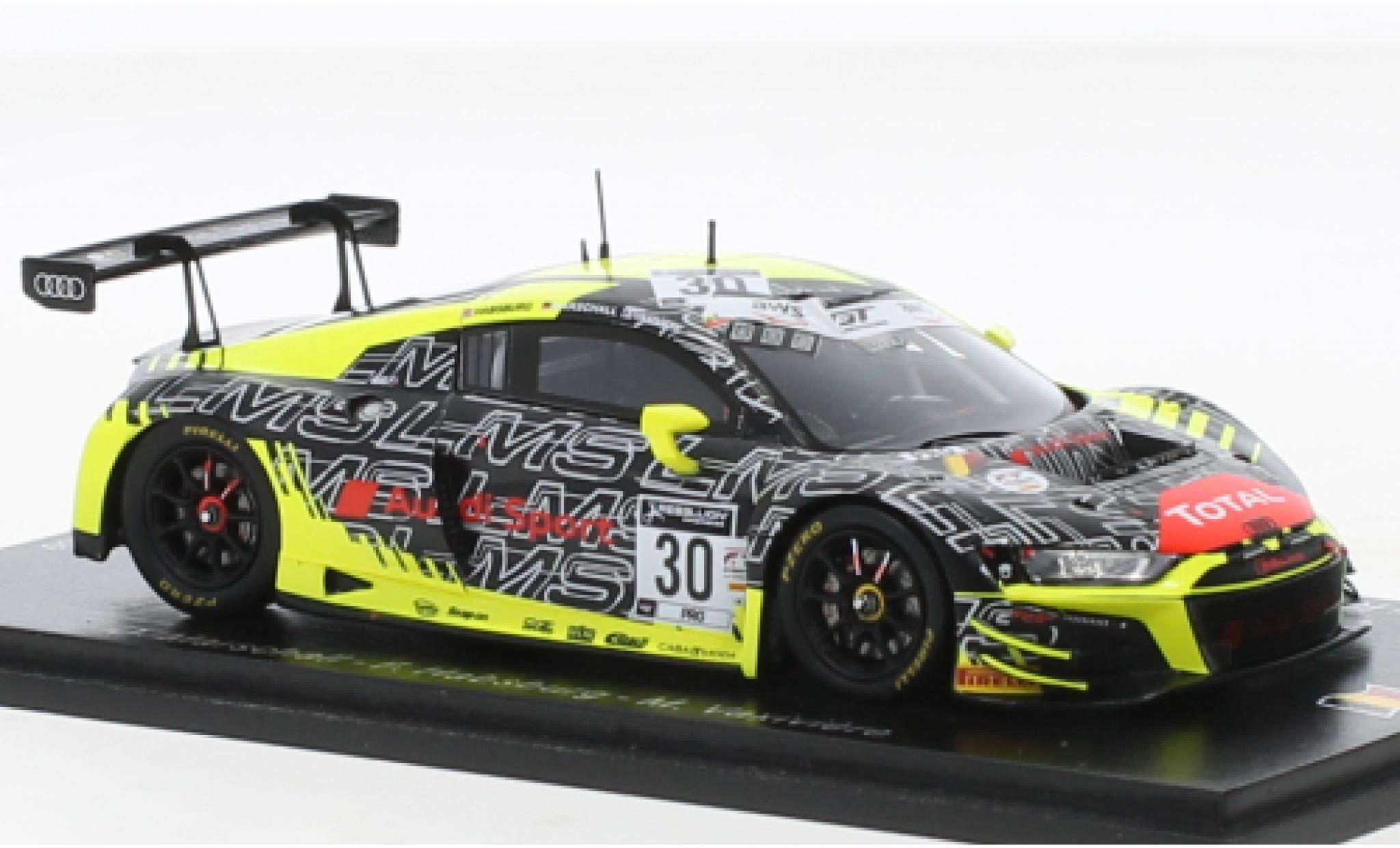 Audi R8 1/43 Spark LMS GT3 No.30 Sport Team WRT 24h Spa 2020 modellino in miniatura