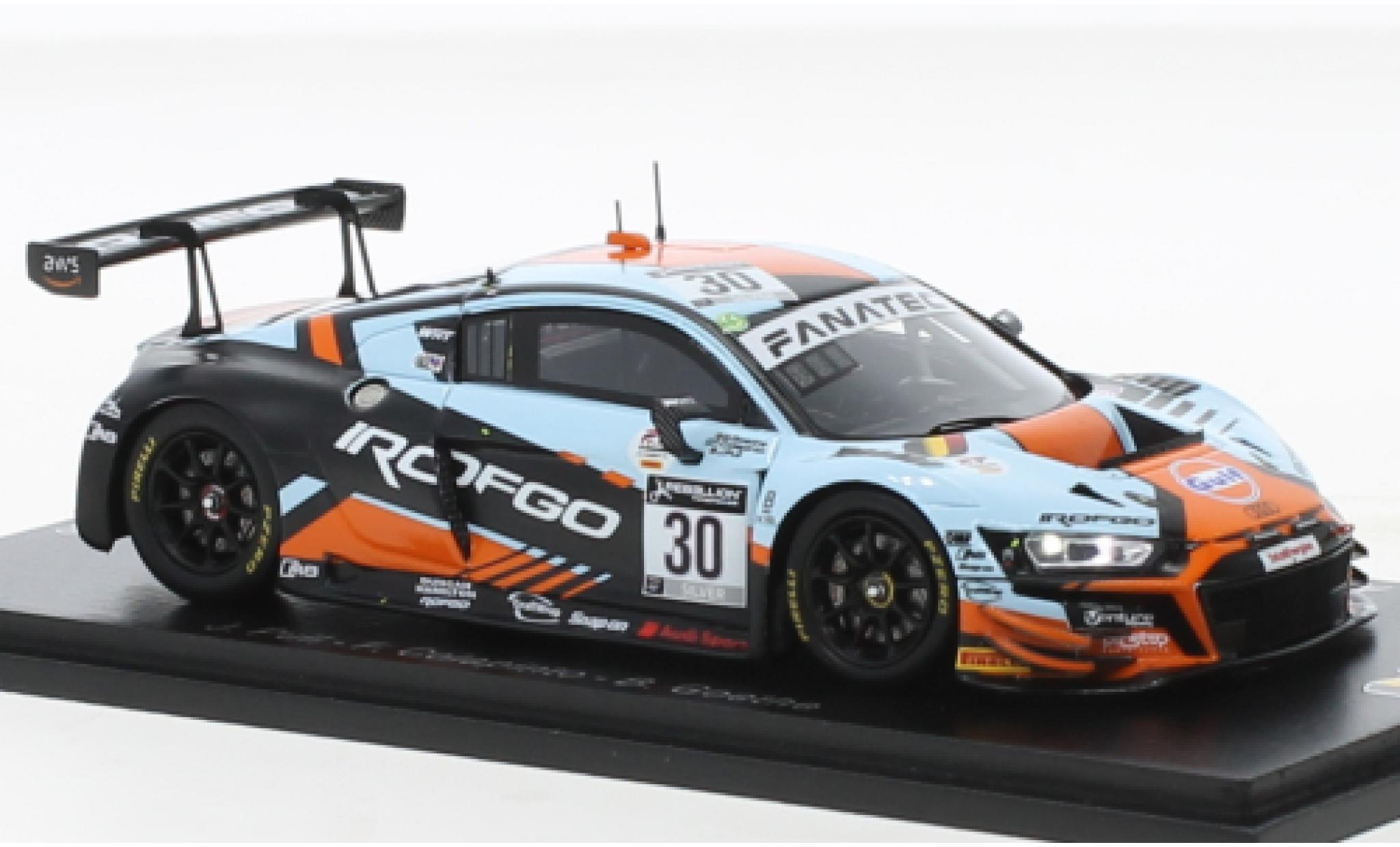 Audi R8 1/43 Spark LMS GT3 No.30 Team WRT 24h Spa 2021 modellino in miniatura