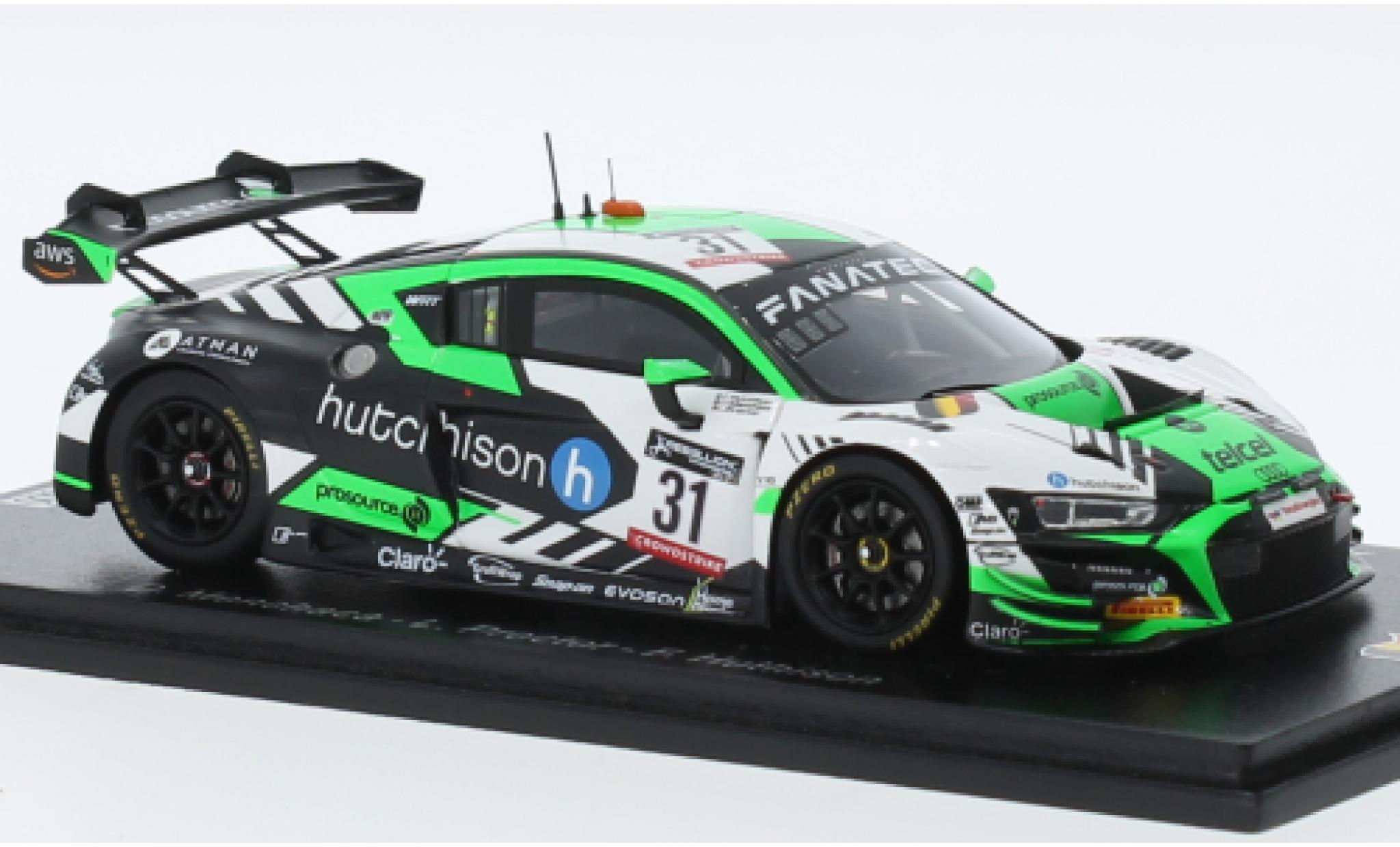 Audi R8 1/43 Spark LMS GT3 No.31 Team WRT 24h Spa 2022 modellino in miniatura