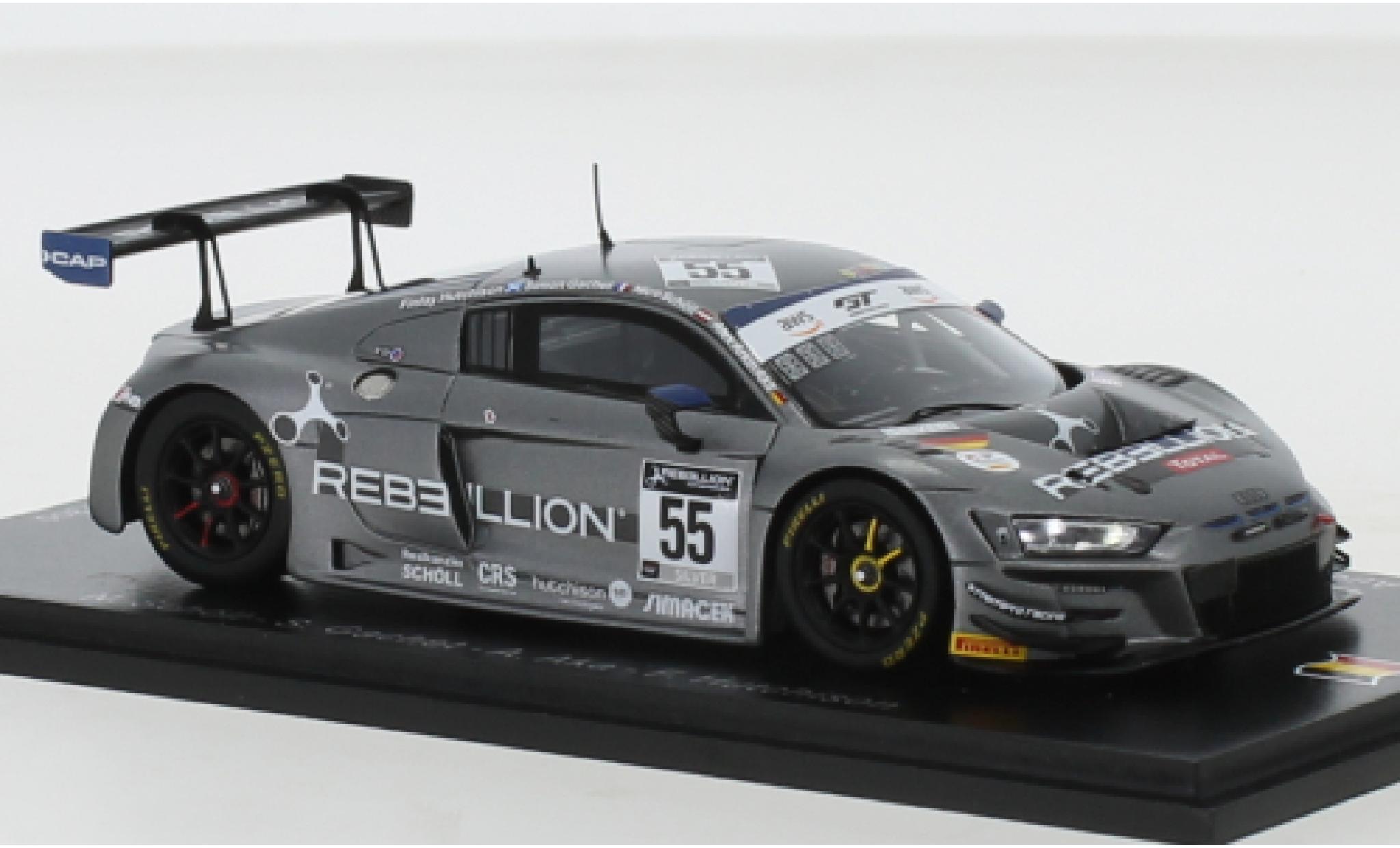 Audi R8 1/43 Spark LMS GT3 No.55 Attempto Racing 24h Spa 2020 modellino in miniatura