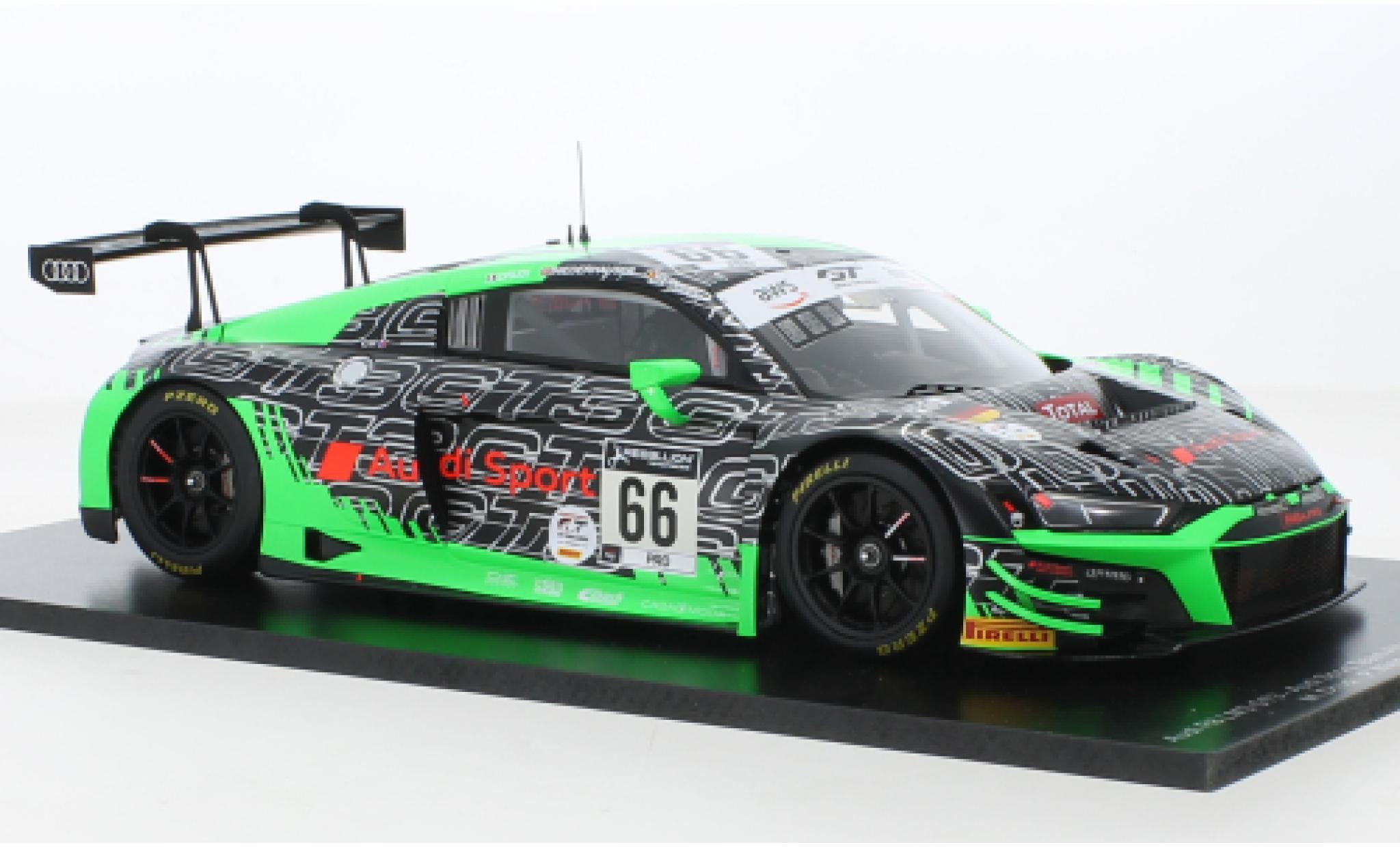 Audi R8 1/18 Spark LMS GT3 No.66 Sport Team Attempto Racing 24h Spa 2020 modellino in miniatura