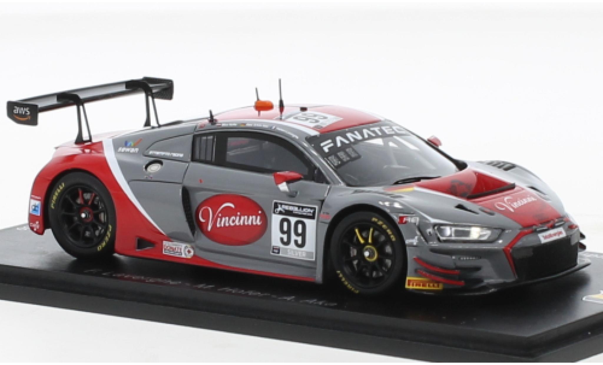 Audi R8 1/43 Spark LMS GT3 No.99 Attempto Racing 24h Spa 2021 modellino in miniatura