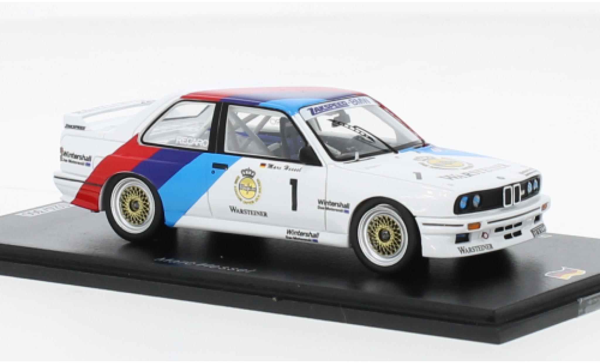 Bmw M3 1/43 Spark (E30) No.1 Zakspeed- Warsteiner DTM Zolder 1987 modellino in miniatura