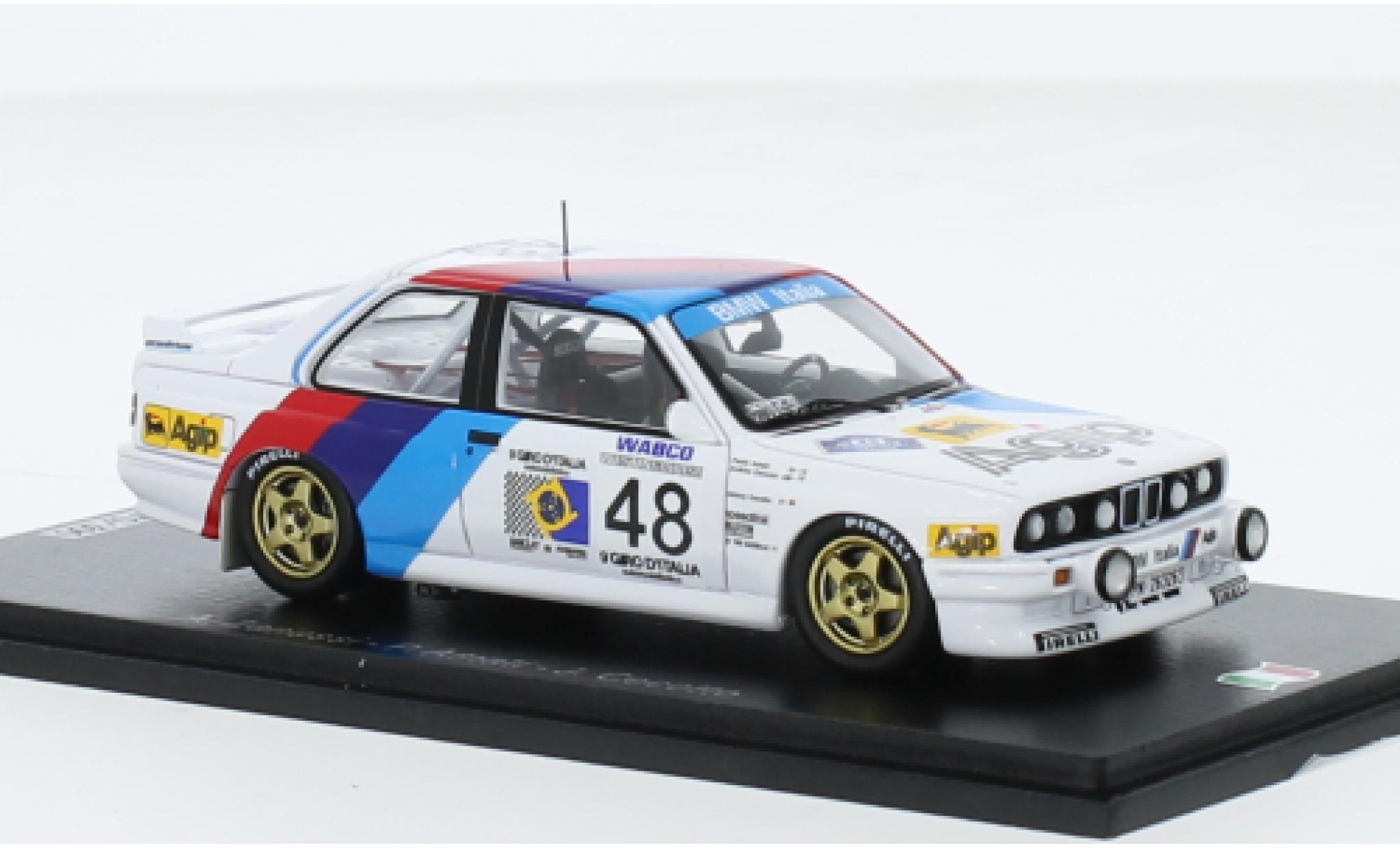 Bmw M3 1/43 Spark (E30) No.48 Prodrive Giro de Italia 1988 modellino in miniatura