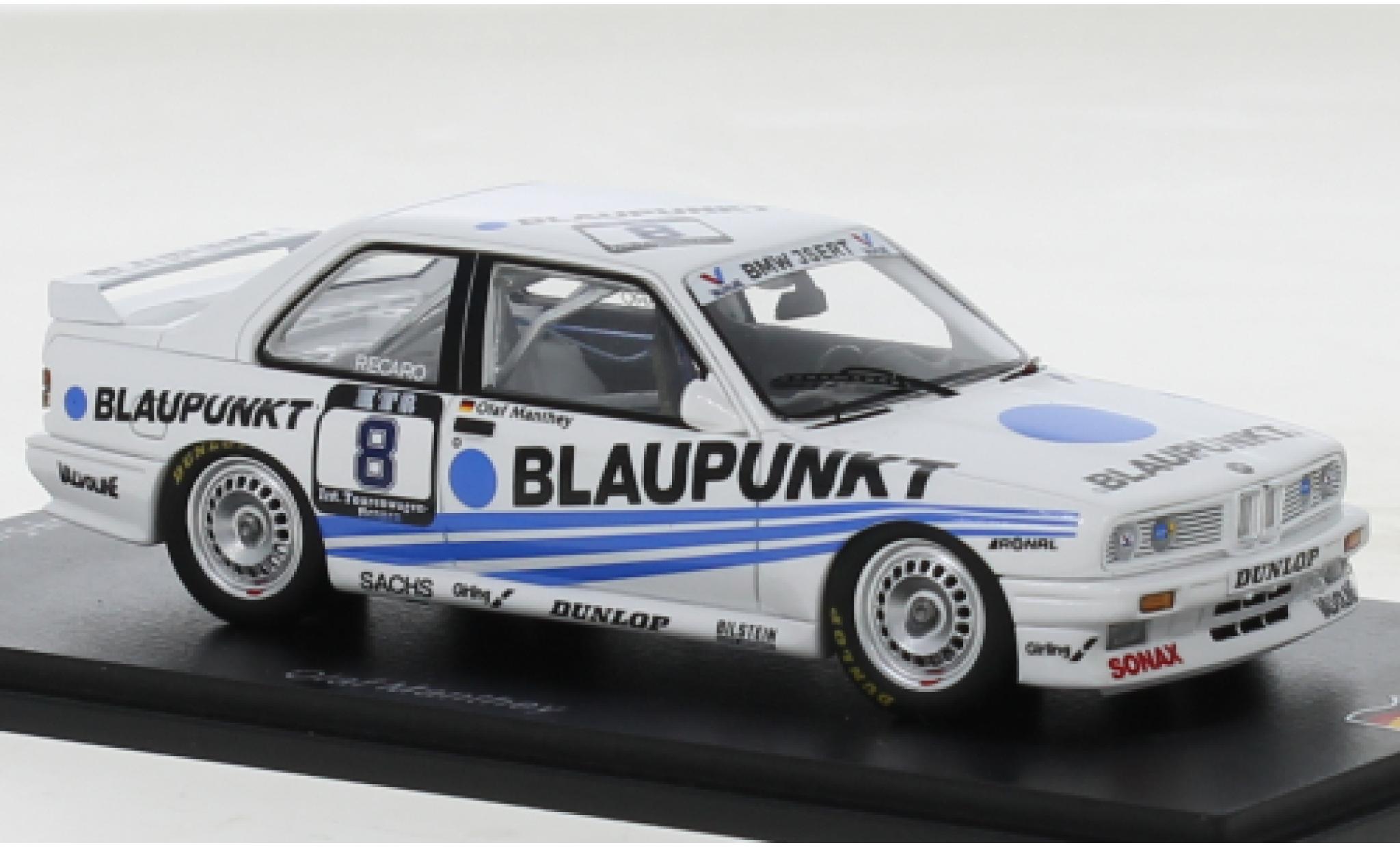 Bmw M3 1/43 Spark (E30) No.8 Team Isert Blaupunkt DTM 1988 modellino in miniatura
