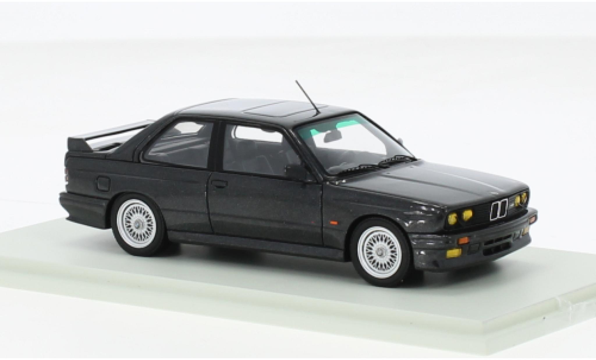 Bmw M3 1/43 Spark (E30) Tour de Corse Edition metallise grau modellino in miniatura