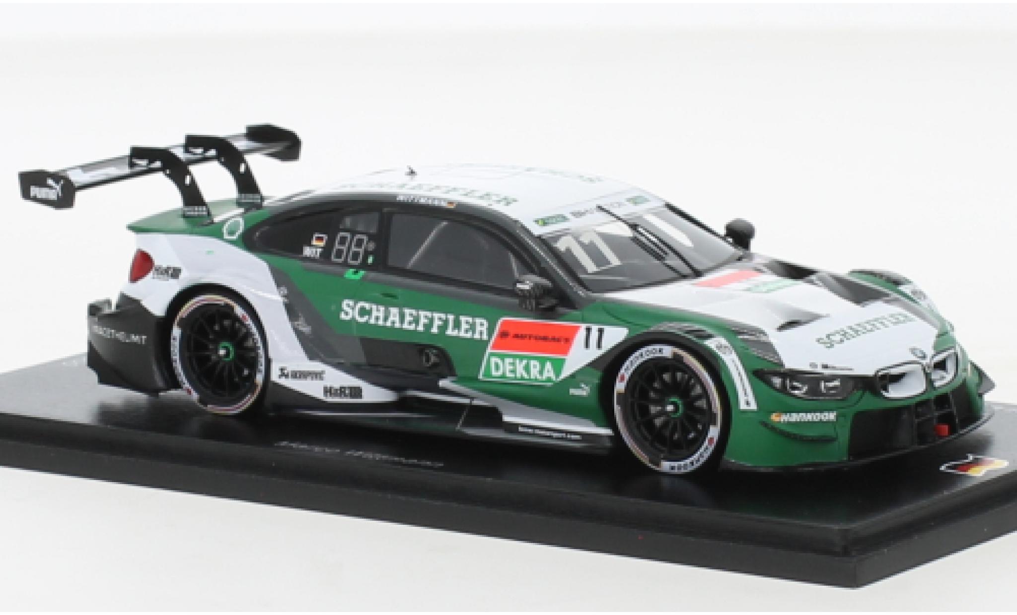Bmw M4 1/43 Spark DTM No.11 Team RMG Schaeffler Super GT - DTM DreamRace Fuji 2019 modellino in miniatura