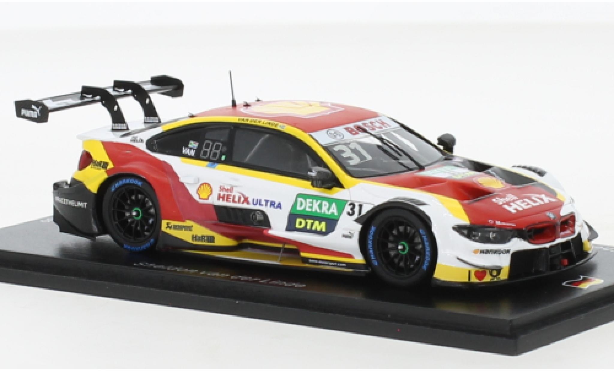 Bmw M4 1/43 Spark DTM No.31 Team RBM S DTM Hockenheim 2019 modellino in miniatura