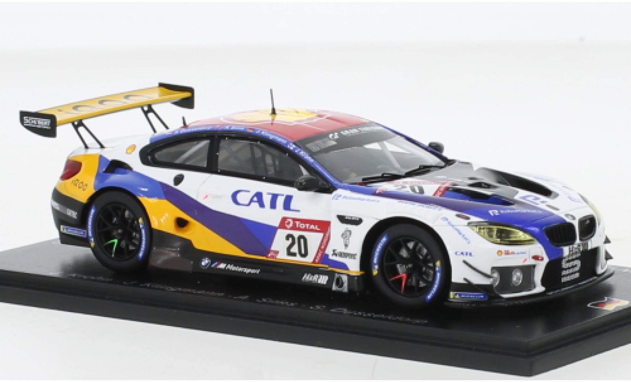 Bmw M6 1/43 Spark GT3 No.20 Schubert Motorsport CATL 24h Nuerburgring 2021 modellino in miniatura