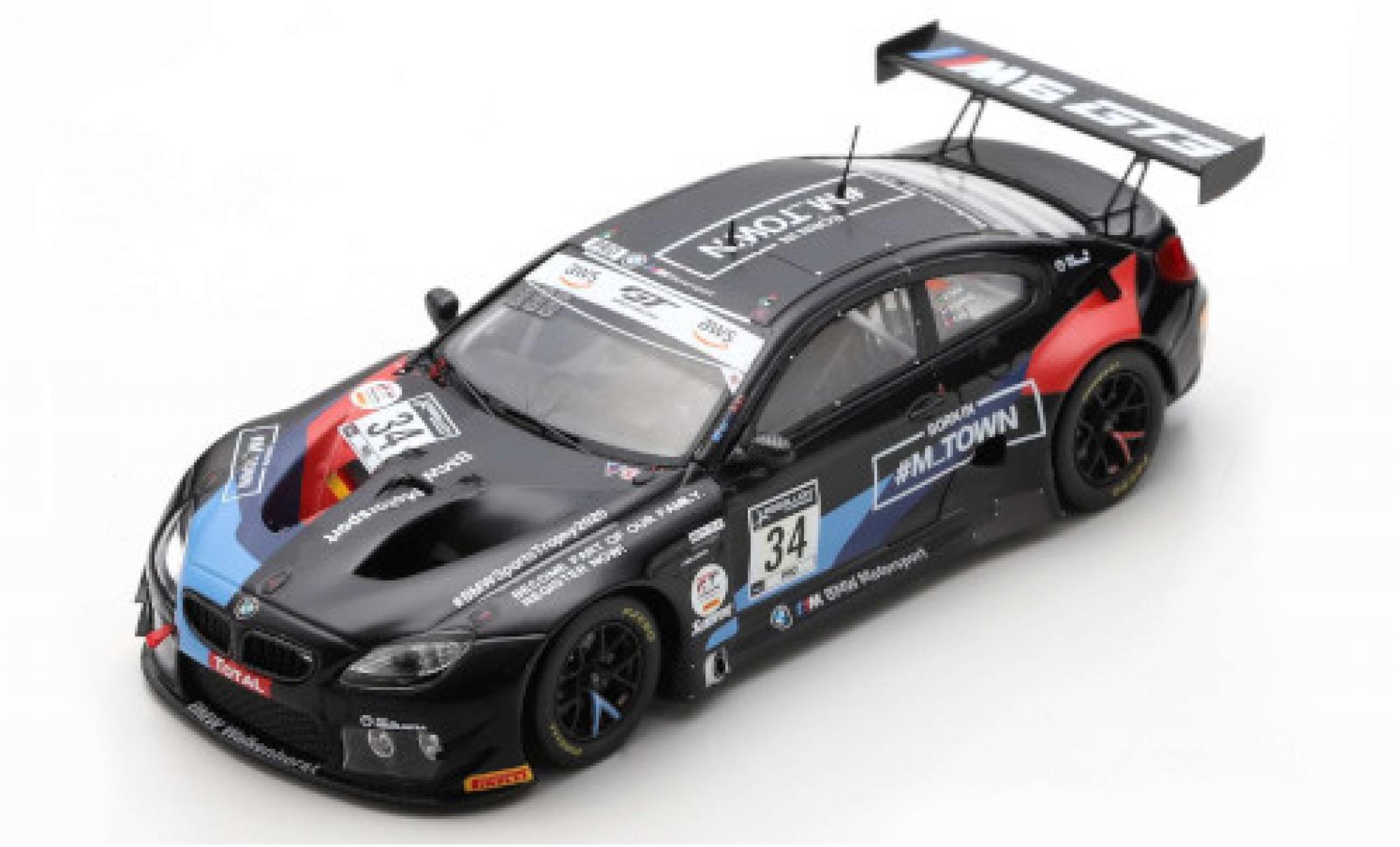 Bmw M6 1/18 Spark GT3 No.34 Walkenhorst Motorsport 24h Spa 2020 modellino in miniatura