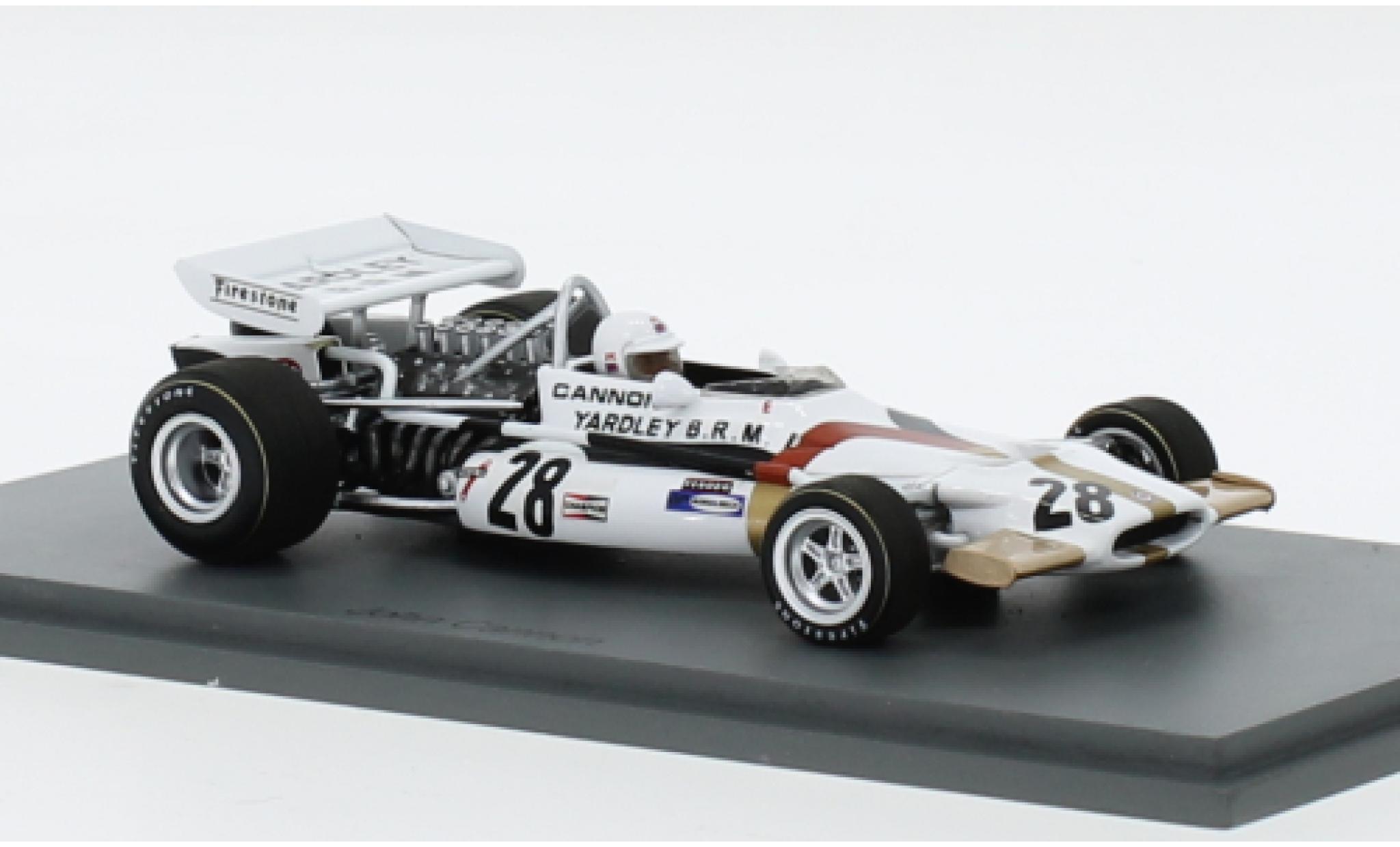 Brm P153 1/43 Spark BRM No.28 formule 1 GP USA 1971 modellino in miniatura