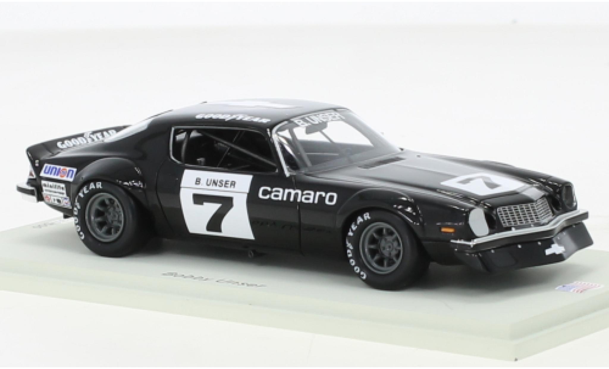 Chevrolet Camaro 1/43 Spark No.7 IMSA Michigan 1974 modellino in miniatura