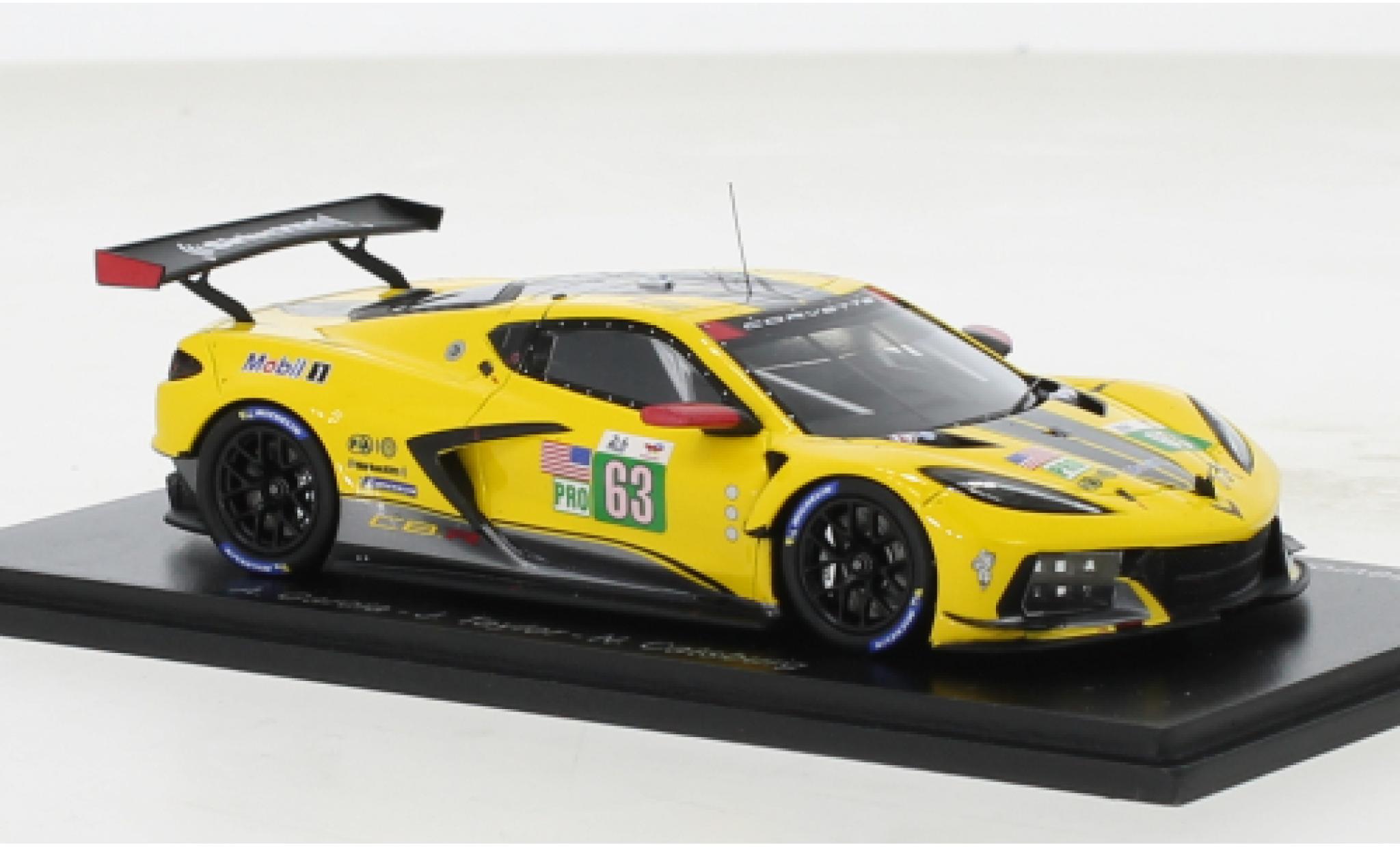Chevrolet Corvette 1/43 Spark C8.R No.63 Racing 24h Le Mans 2022 modellino in miniatura