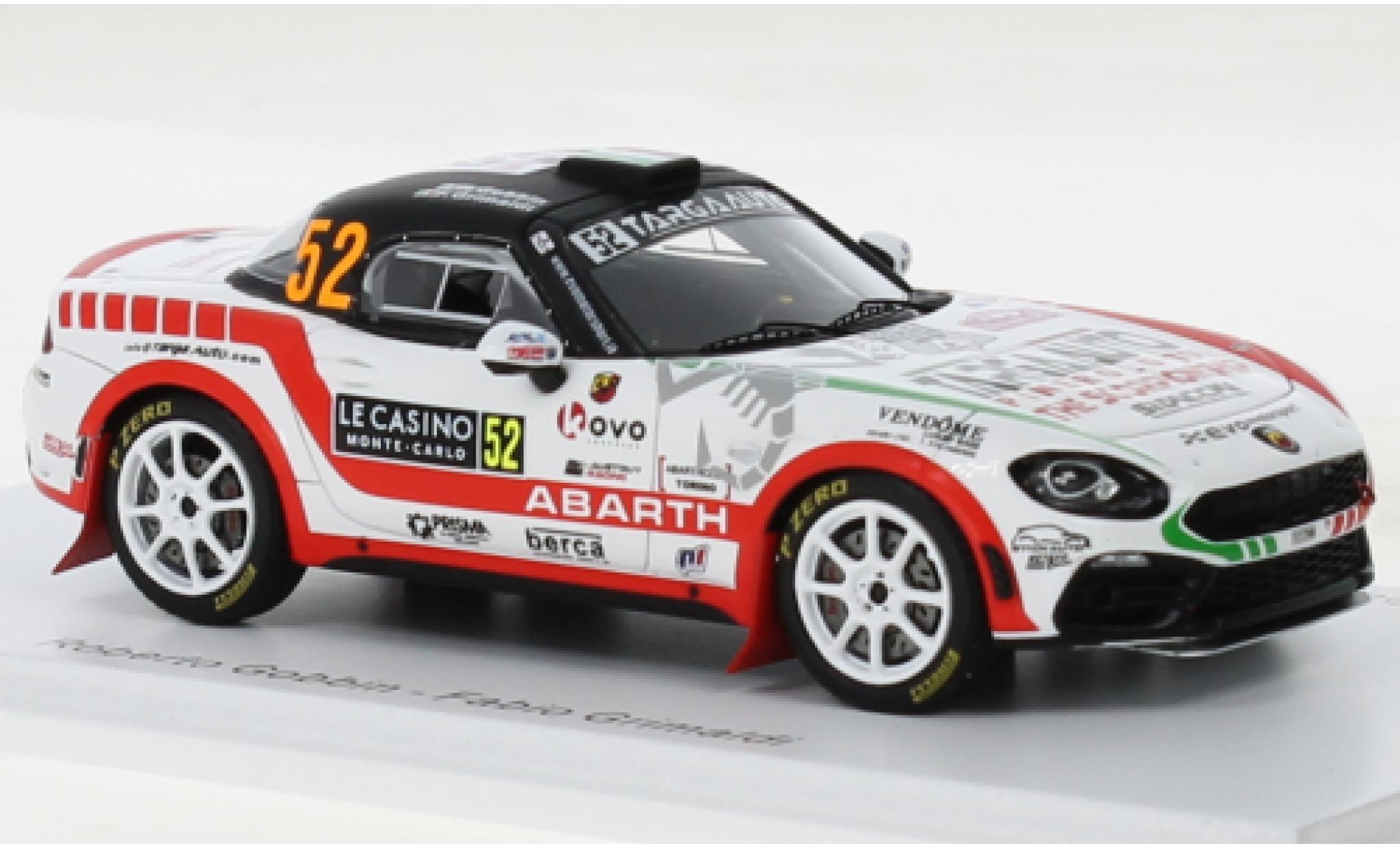 Fiat 124 1/43 Spark Rally RGT No.52 Rallye WM Rallye Monte Carlo 2022 modellino in miniatura