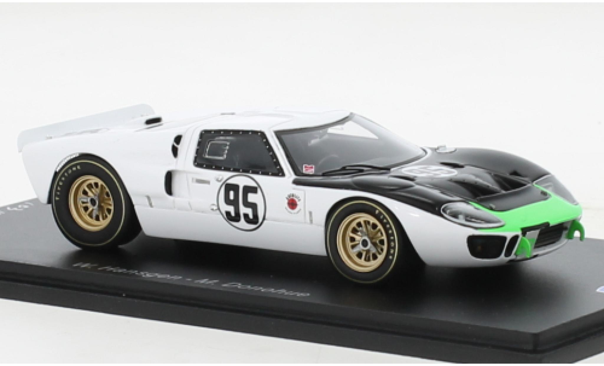 Ford GT40 1/43 Spark MK II RHD No.95 24h Daytona 1966 modellino in miniatura