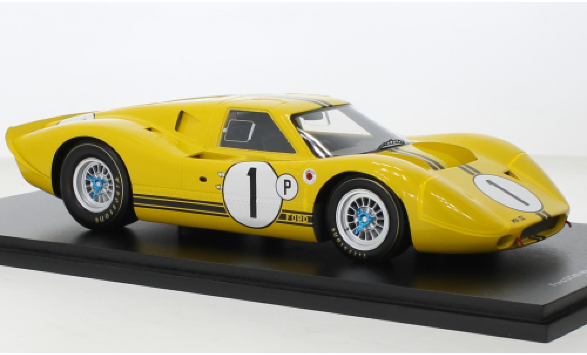 Ford GT40 1/43 Spark Mk IV RHD No.1 12h Sebring 1967 modellino in miniatura