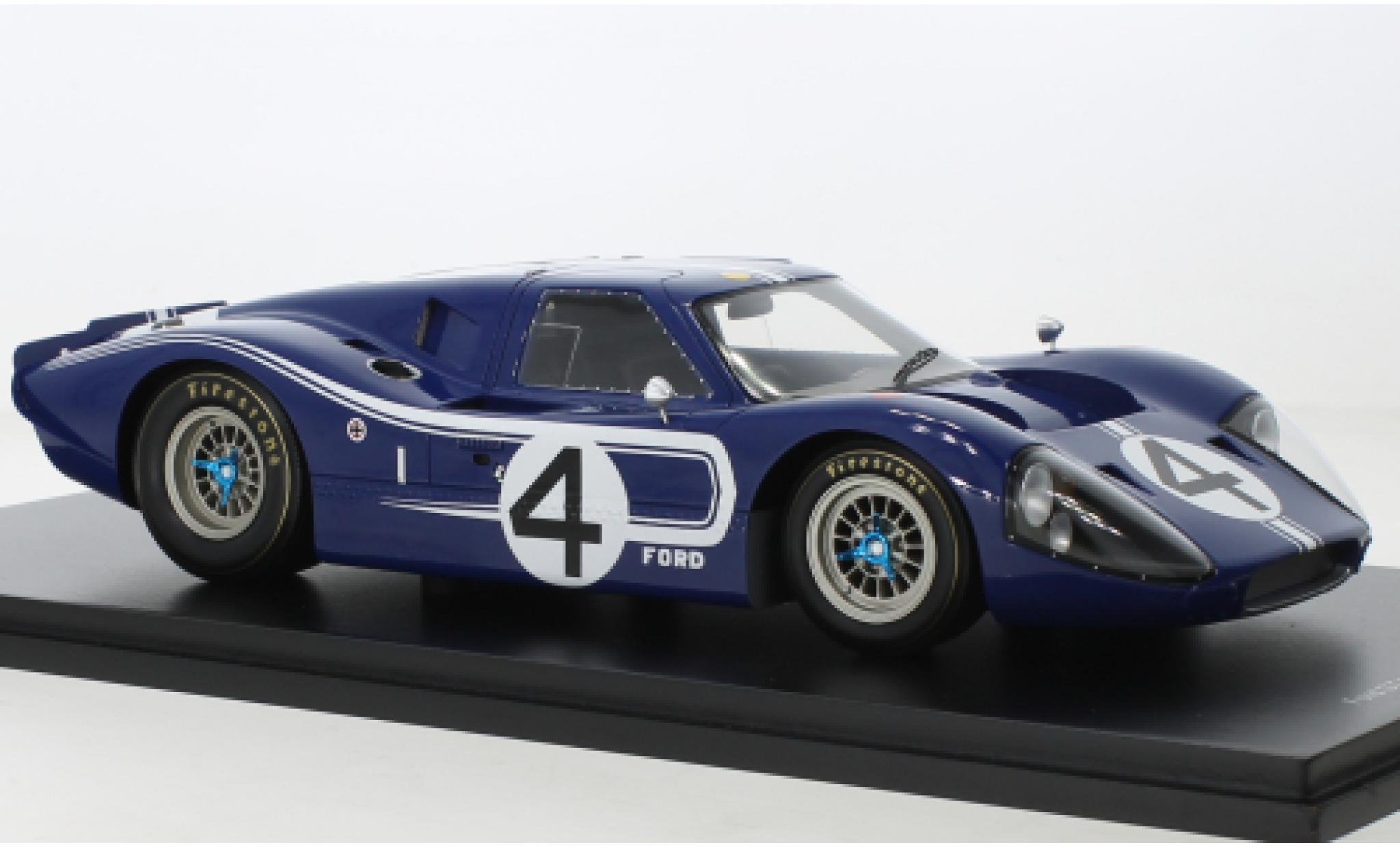 Ford GT40 1/43 Spark Mk IV RHD No.4 24h Le Mans 1967 modellino in miniatura
