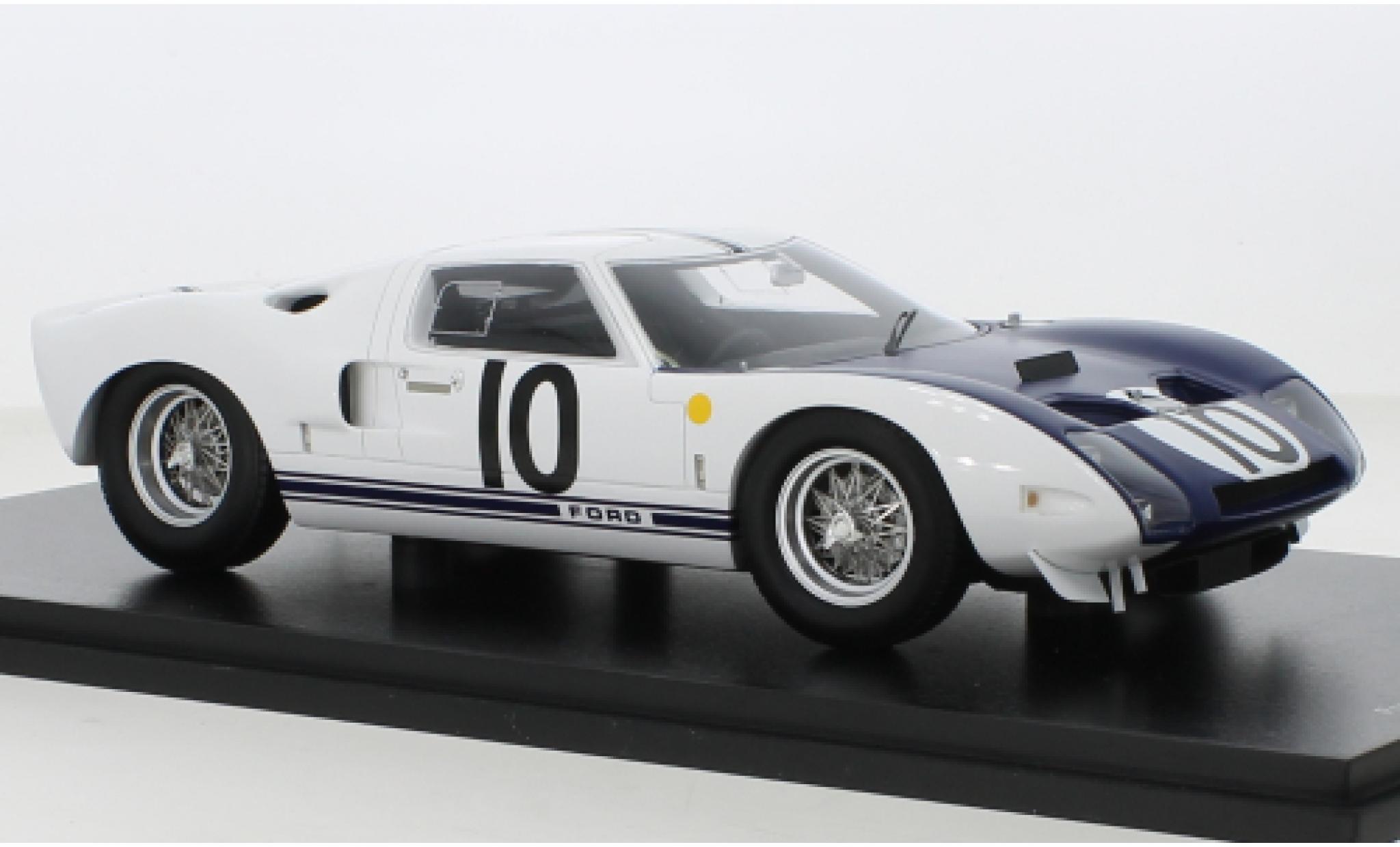 Ford GT40 1/18 Spark MKI RHD No.10 24h Le Mans 1964 modellino in miniatura
