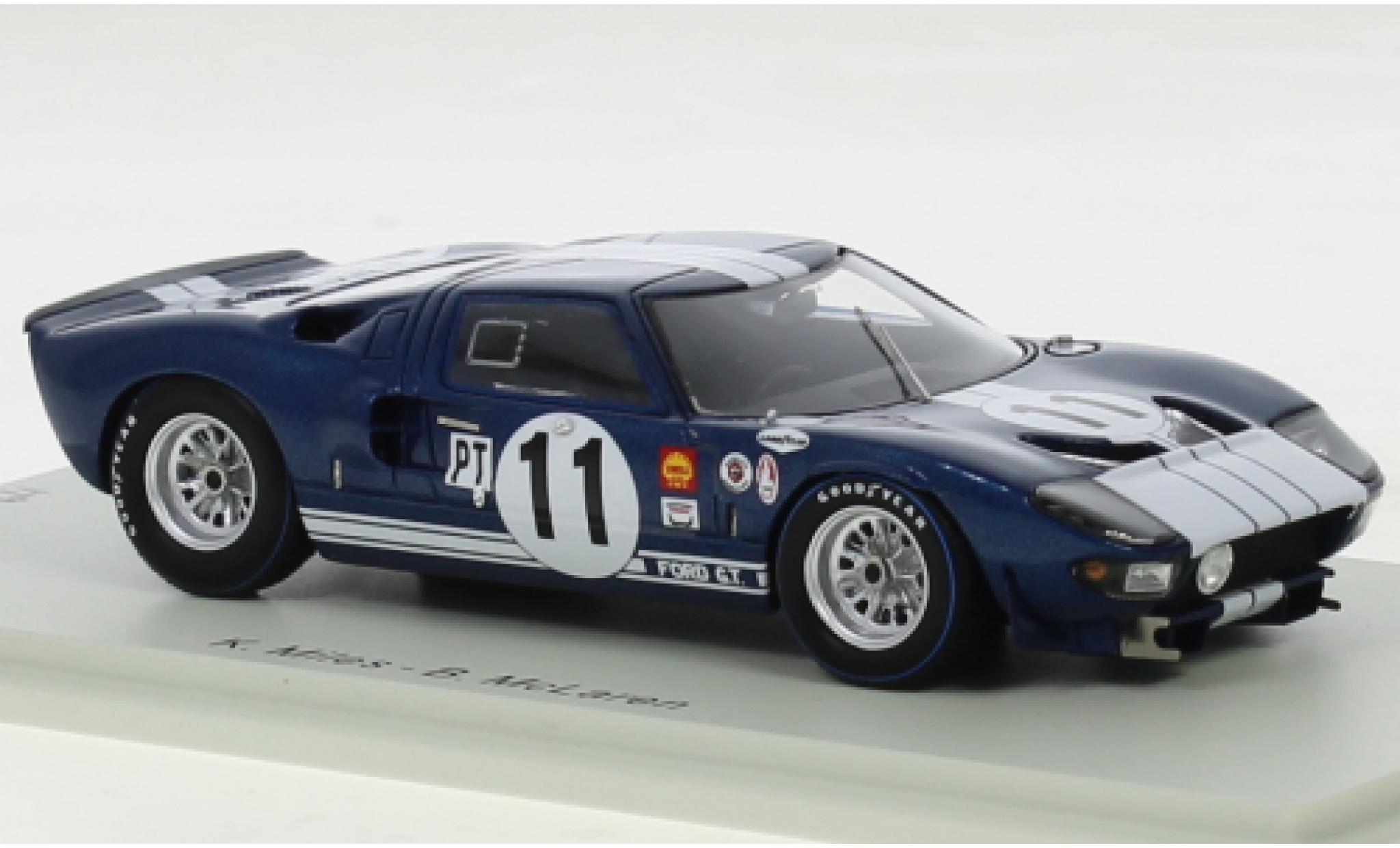 Ford GT40 1/43 Spark No.11 12h Sebring 1965 modellino in miniatura