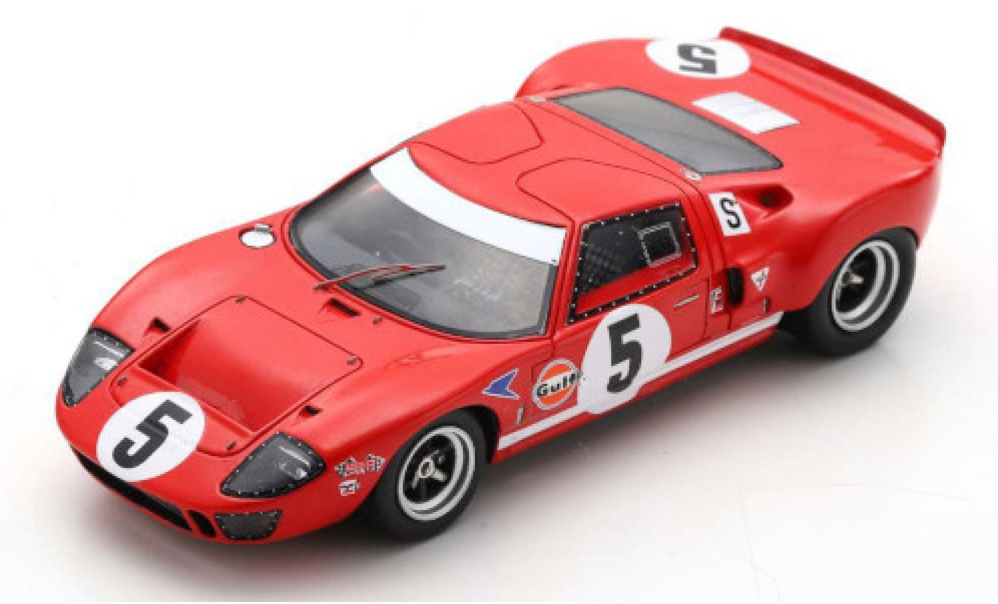 Ford GT40 1/43 Spark RHD No.5 6h BOAC 1968 modellino in miniatura