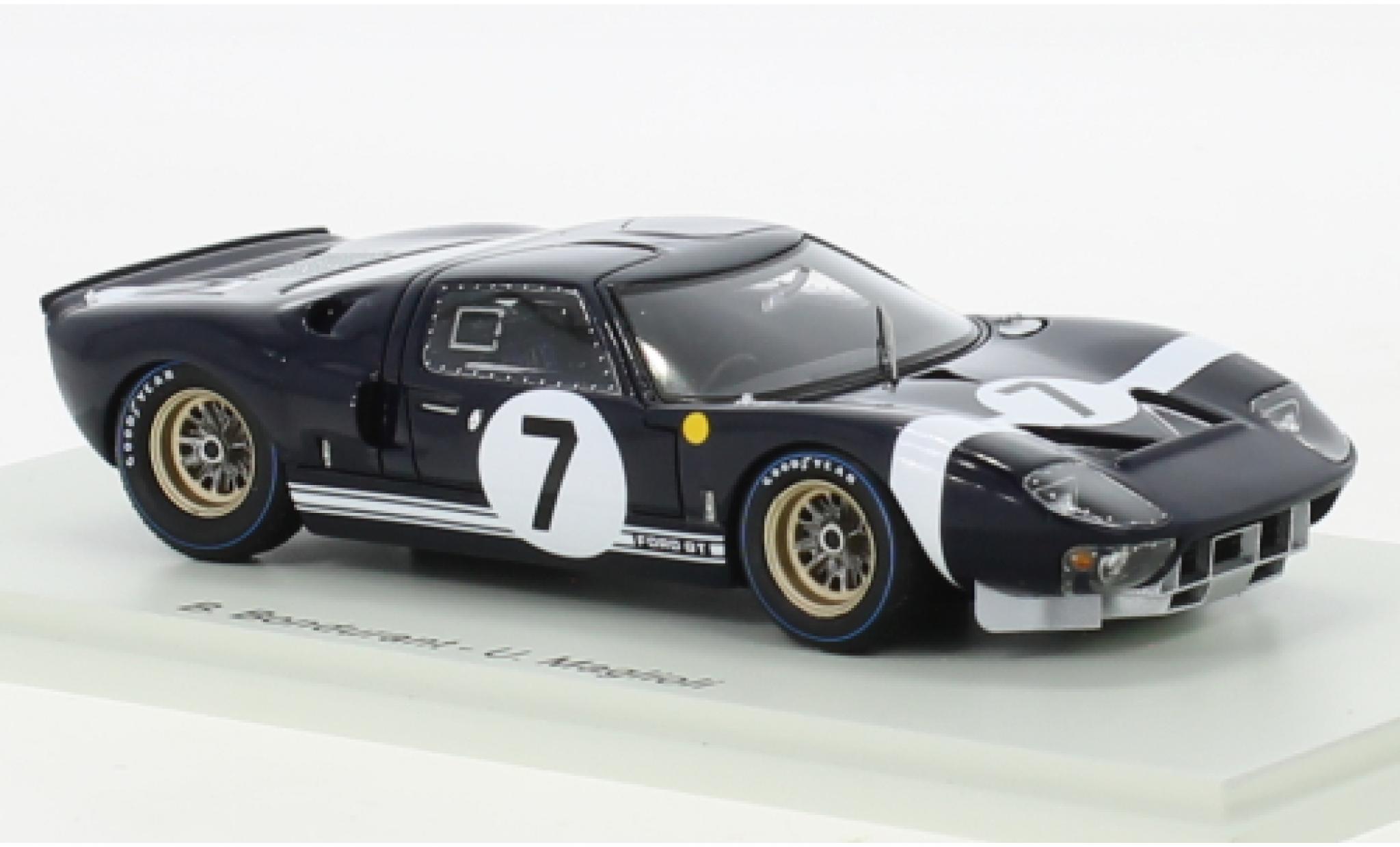 Ford GT40 1/43 Spark RHD No.7 24h Le Mans 1965 modellino in miniatura