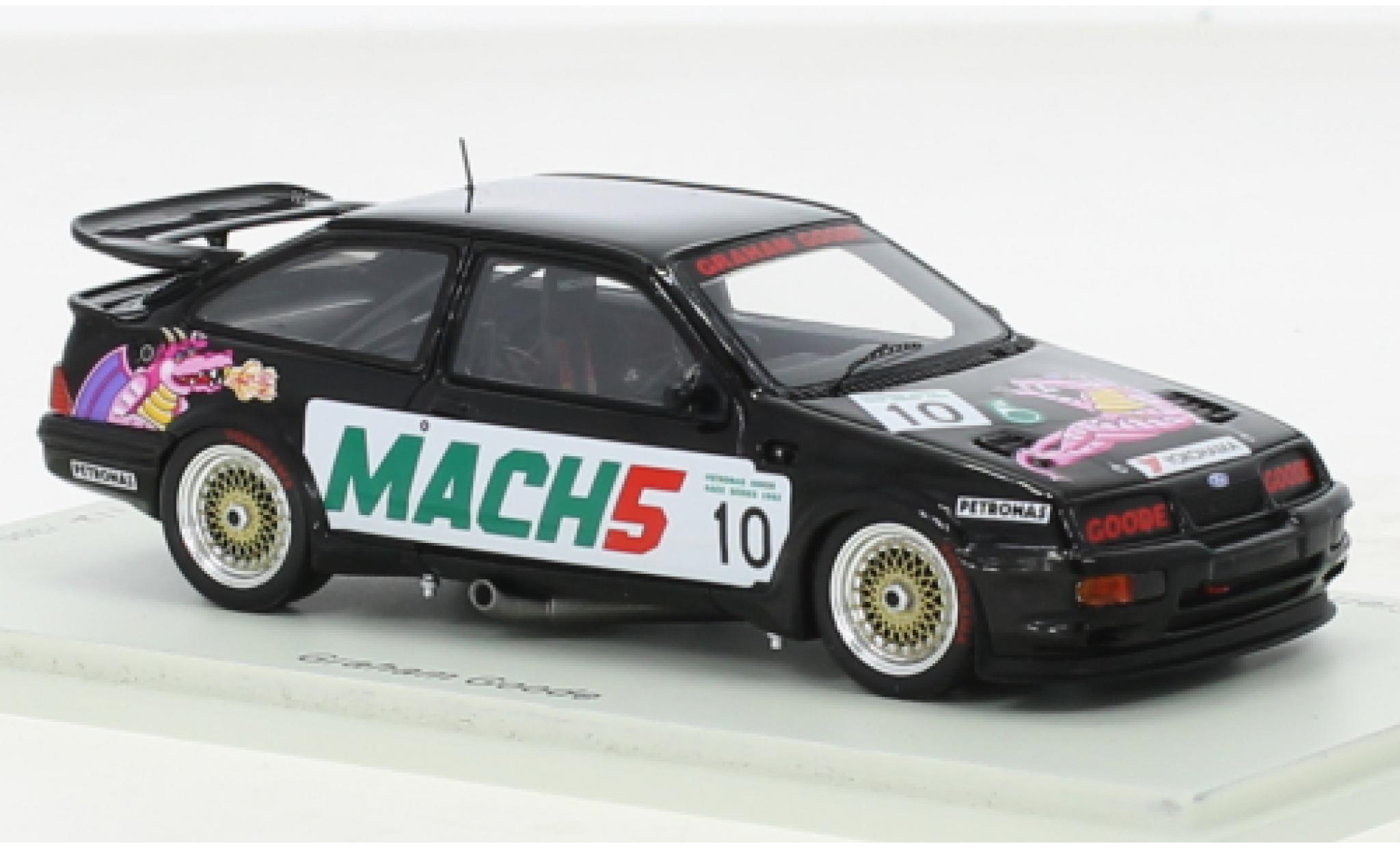 Ford Sierra 1/43 Spark RS 500 Cosworth RHD No.10 Johor Race 1992 modellino in miniatura