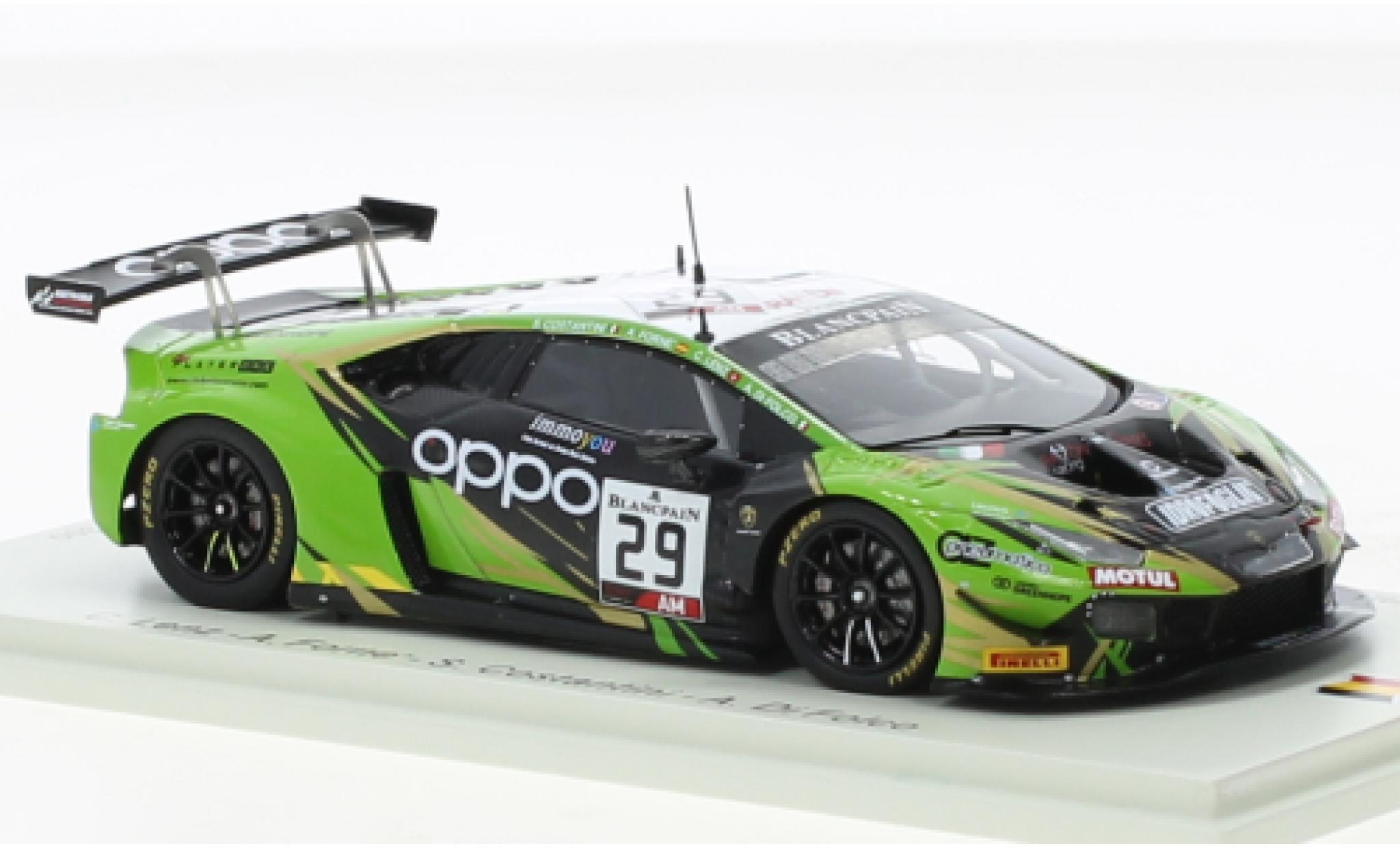 Lamborghini Huracan 1/43 Spark GT3 Evo No.29 Raton Racing by Target 24h Spa 2019 modellino in miniatura