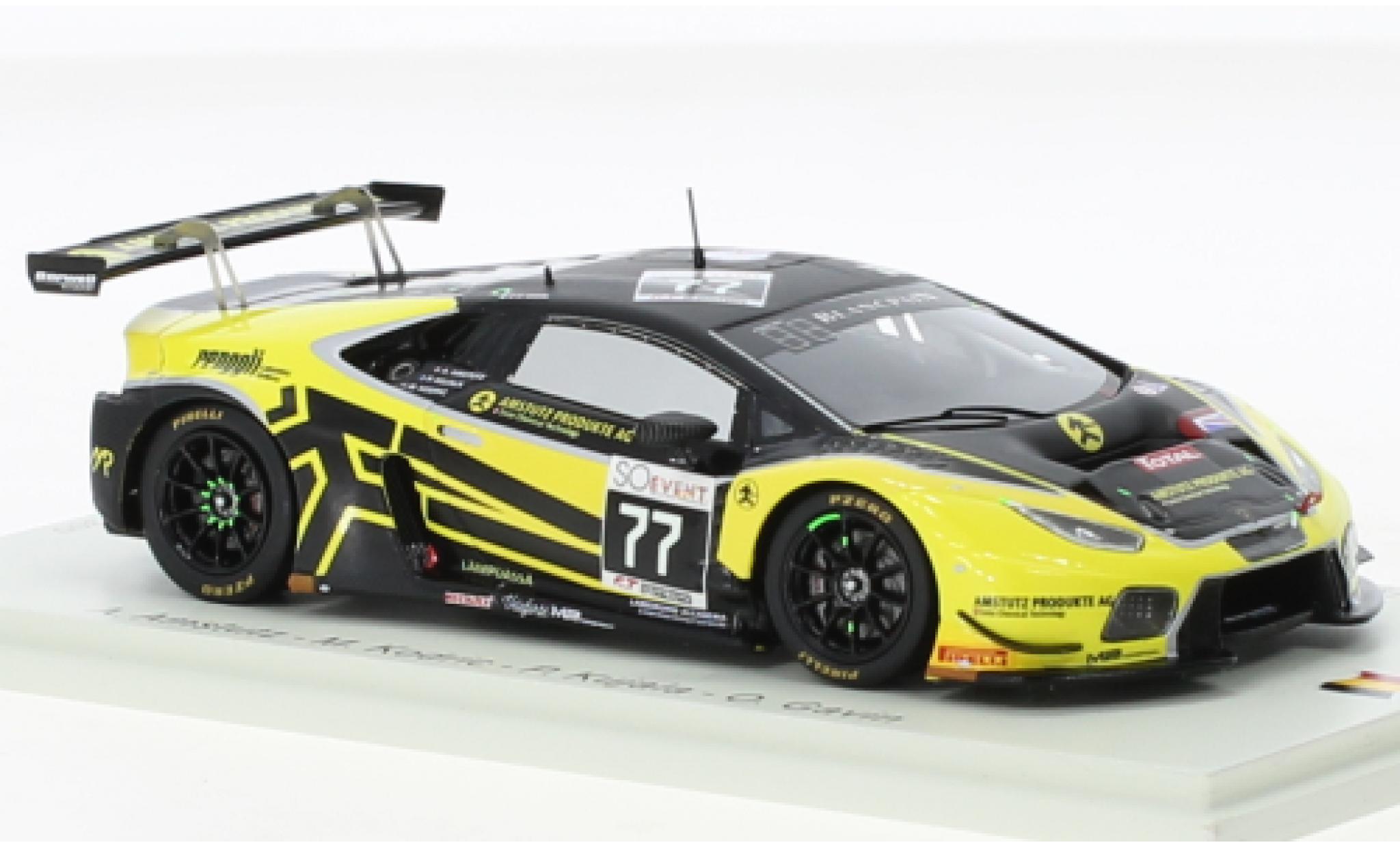 Lamborghini Huracan 1/43 Spark GT3 No.77 Barwell Motorsport 24h Spa 2017 modellino in miniatura
