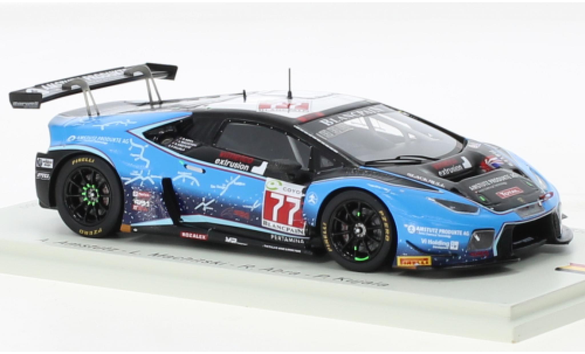 Lamborghini Huracan 1/43 Spark GT3 No.77 Barwell Motorsport 24h Spa 2018 modellino in miniatura