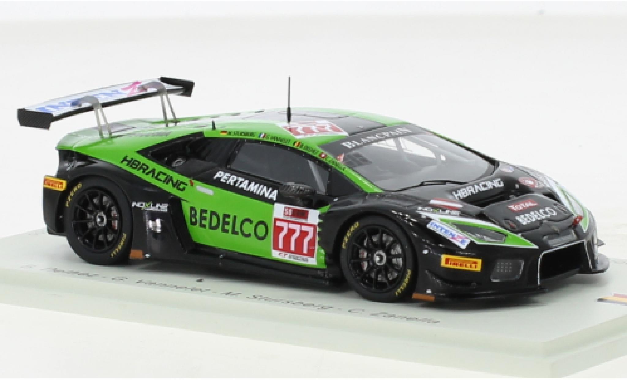 Lamborghini Huracan 1/43 Spark GT3 No.777 Team HB Racing 24h Spa 2017 modellino in miniatura